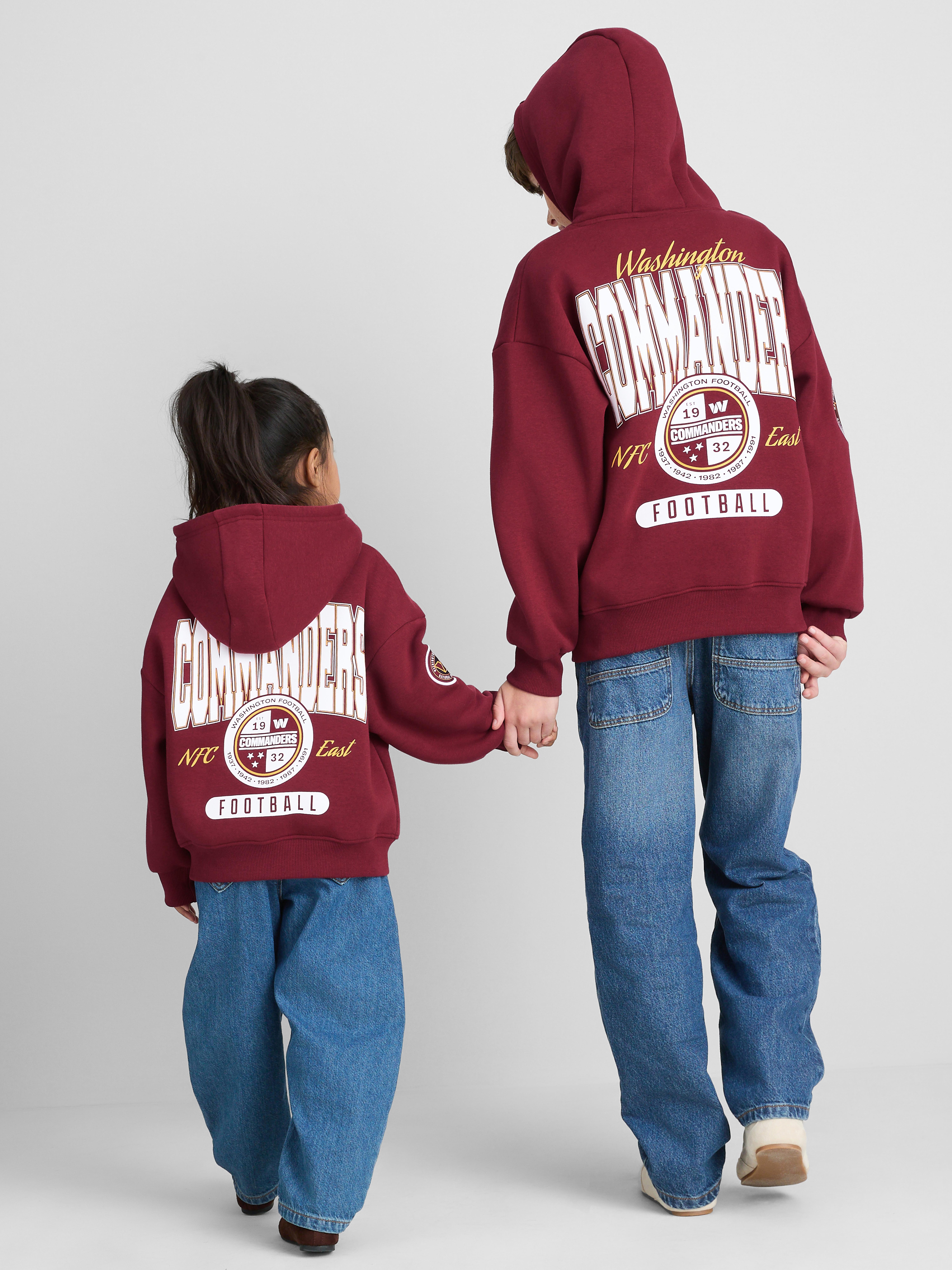 1-14yrs | NFL Washington Commanders Cotton-Rich Hoodie