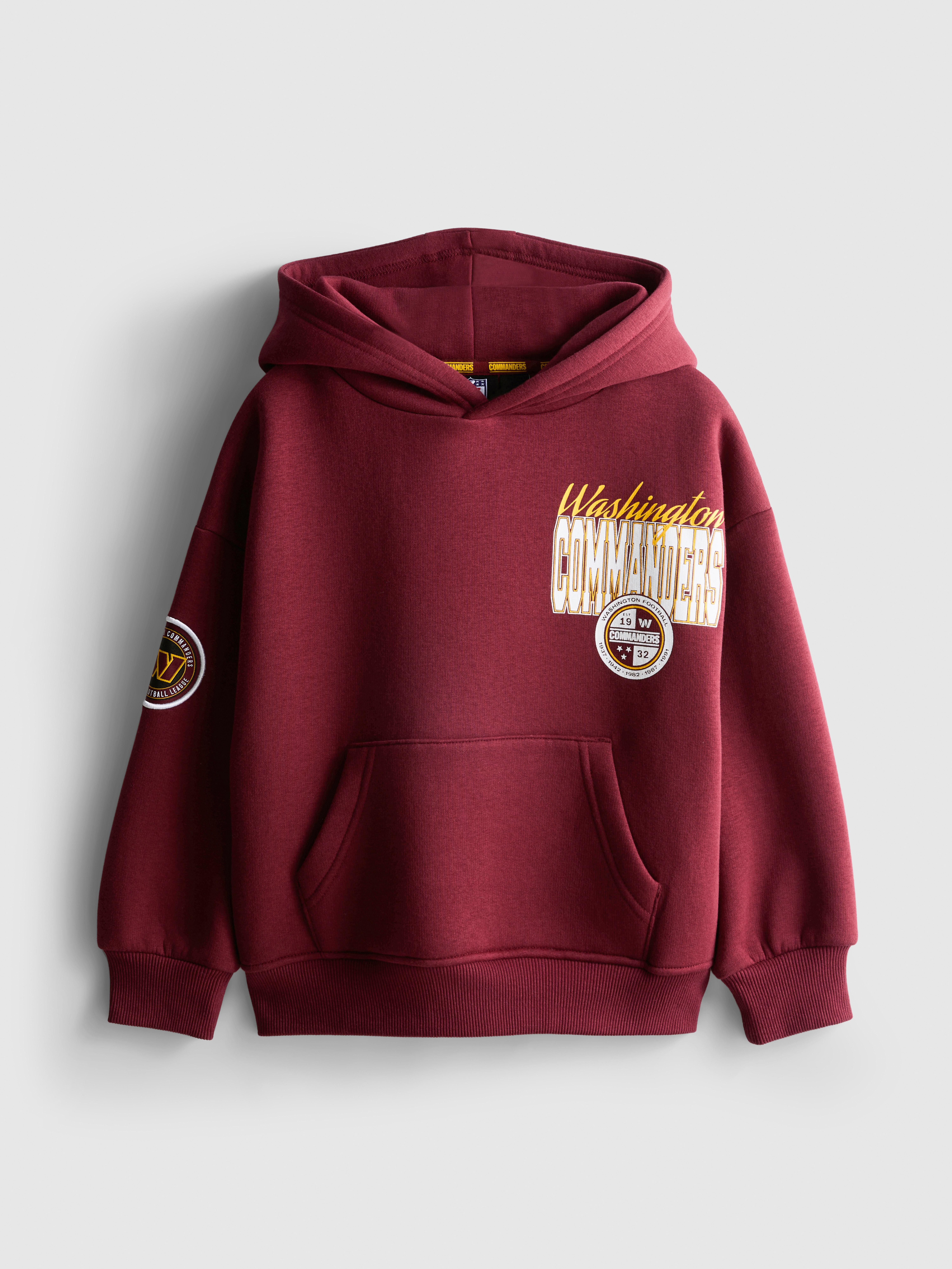 1-14yrs | NFL Washington Commanders Cotton-Rich Hoodie