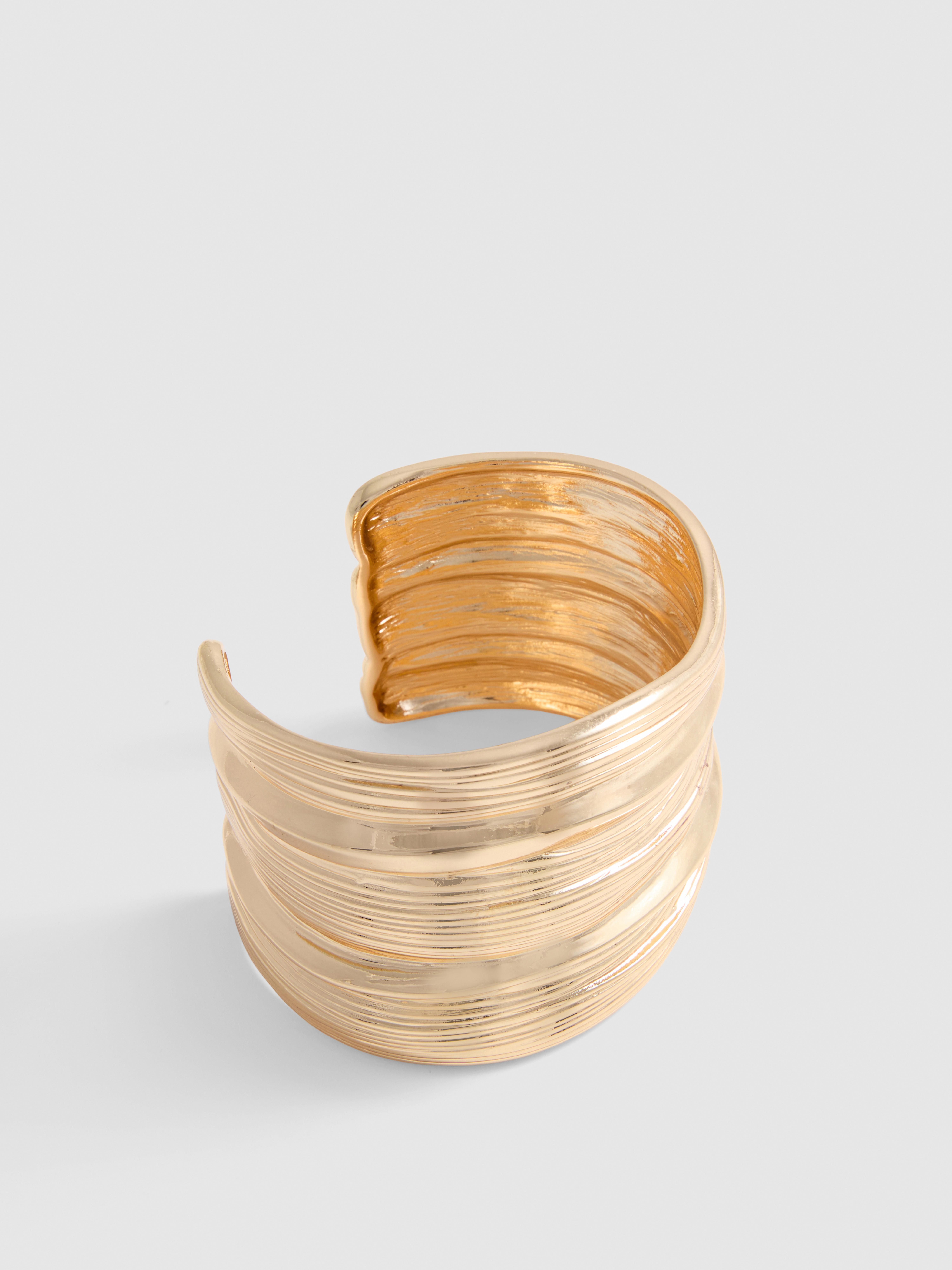 Textured Cuff Bracelet