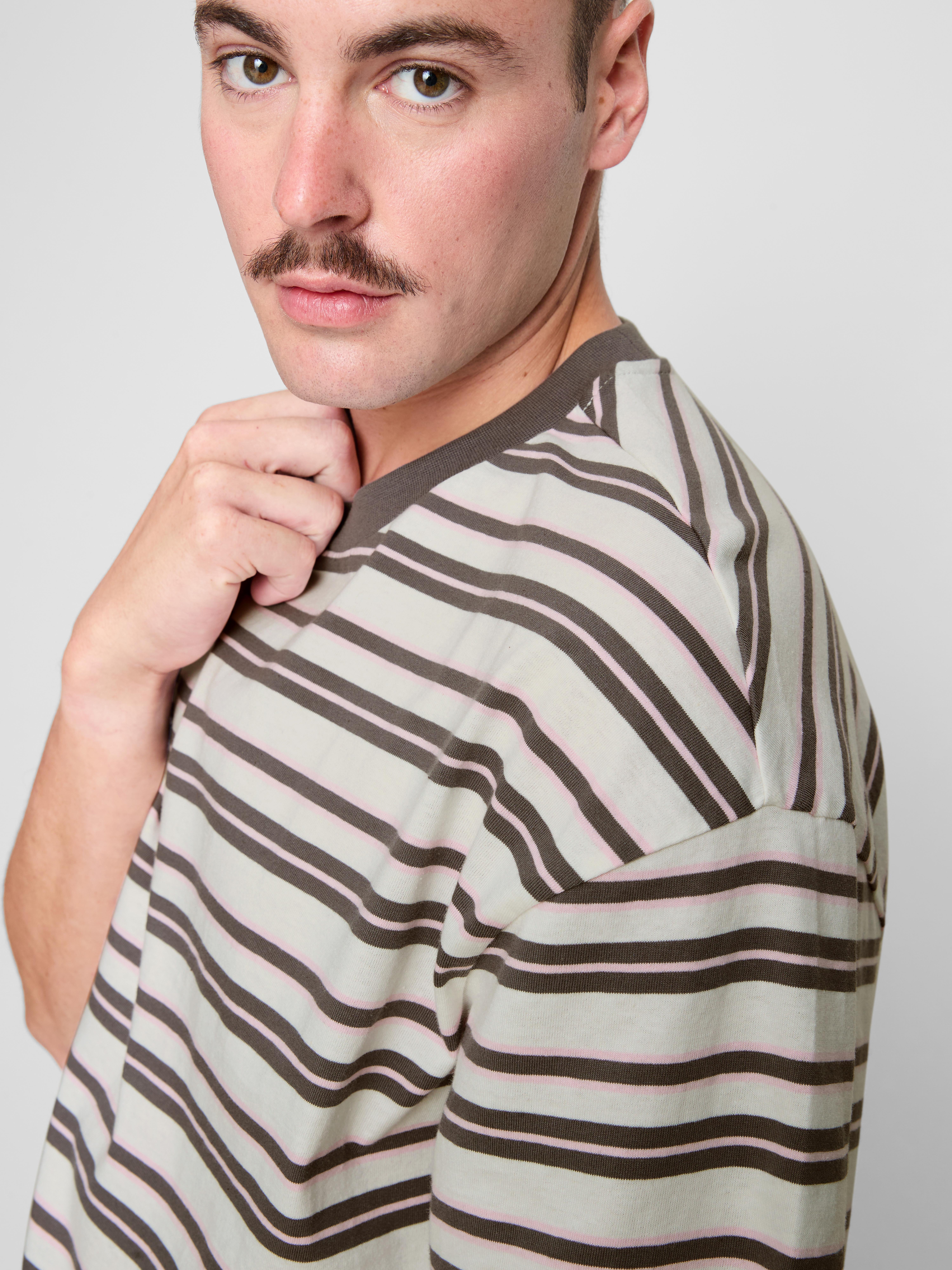 Pure Cotton Striped T-Shirt