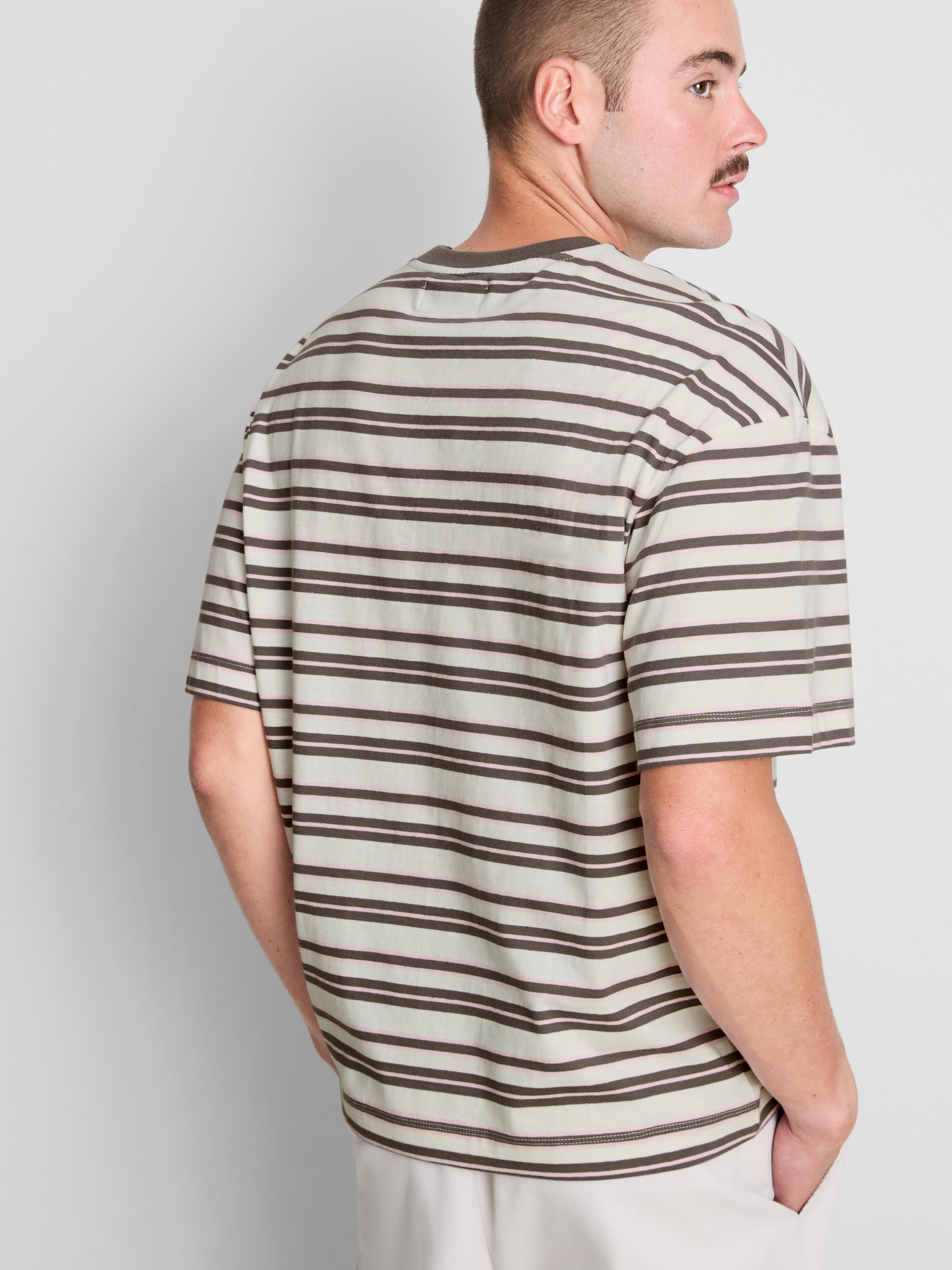 Pure Cotton Striped T-Shirt