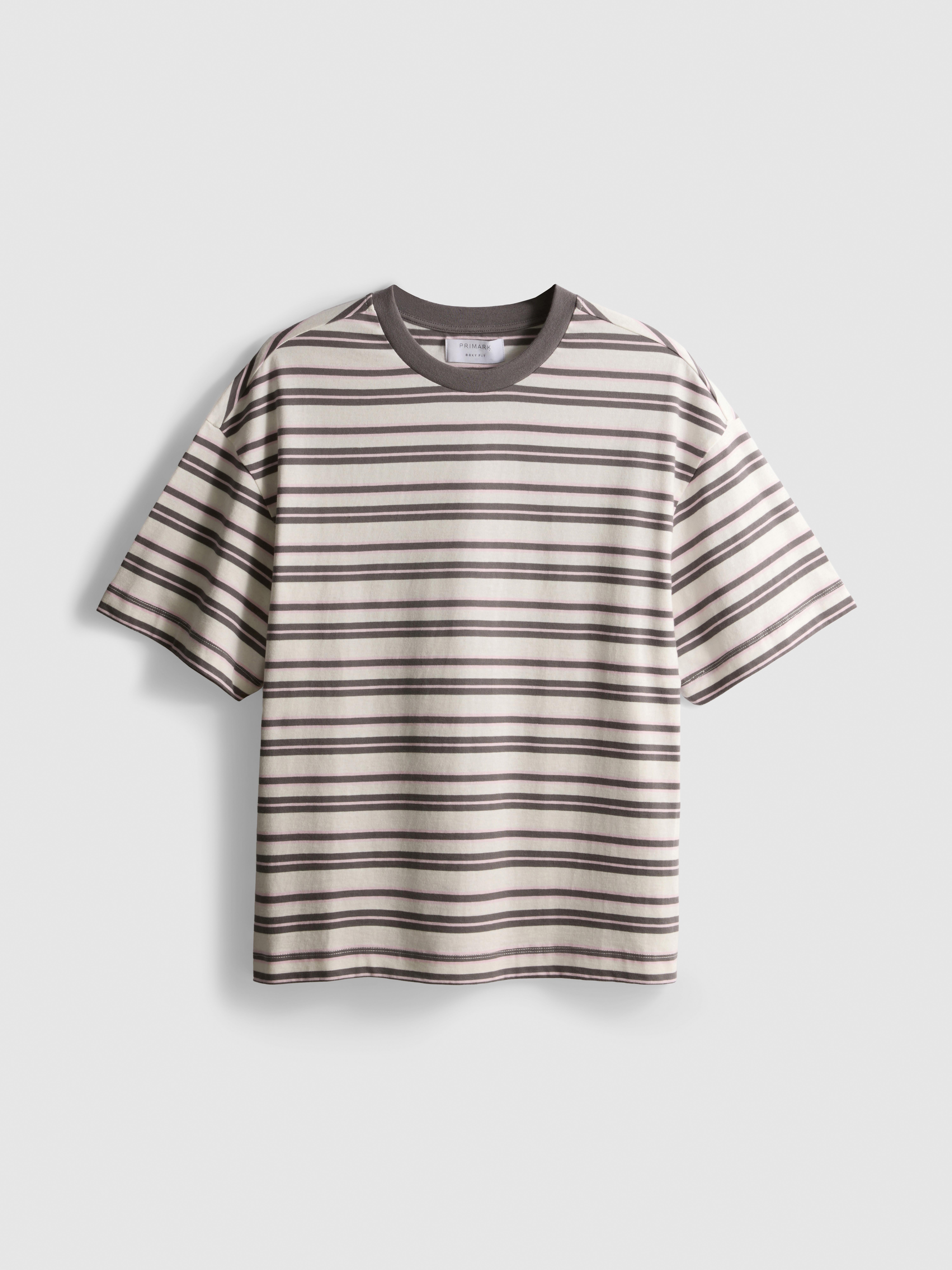 Pure Cotton Striped T-Shirt