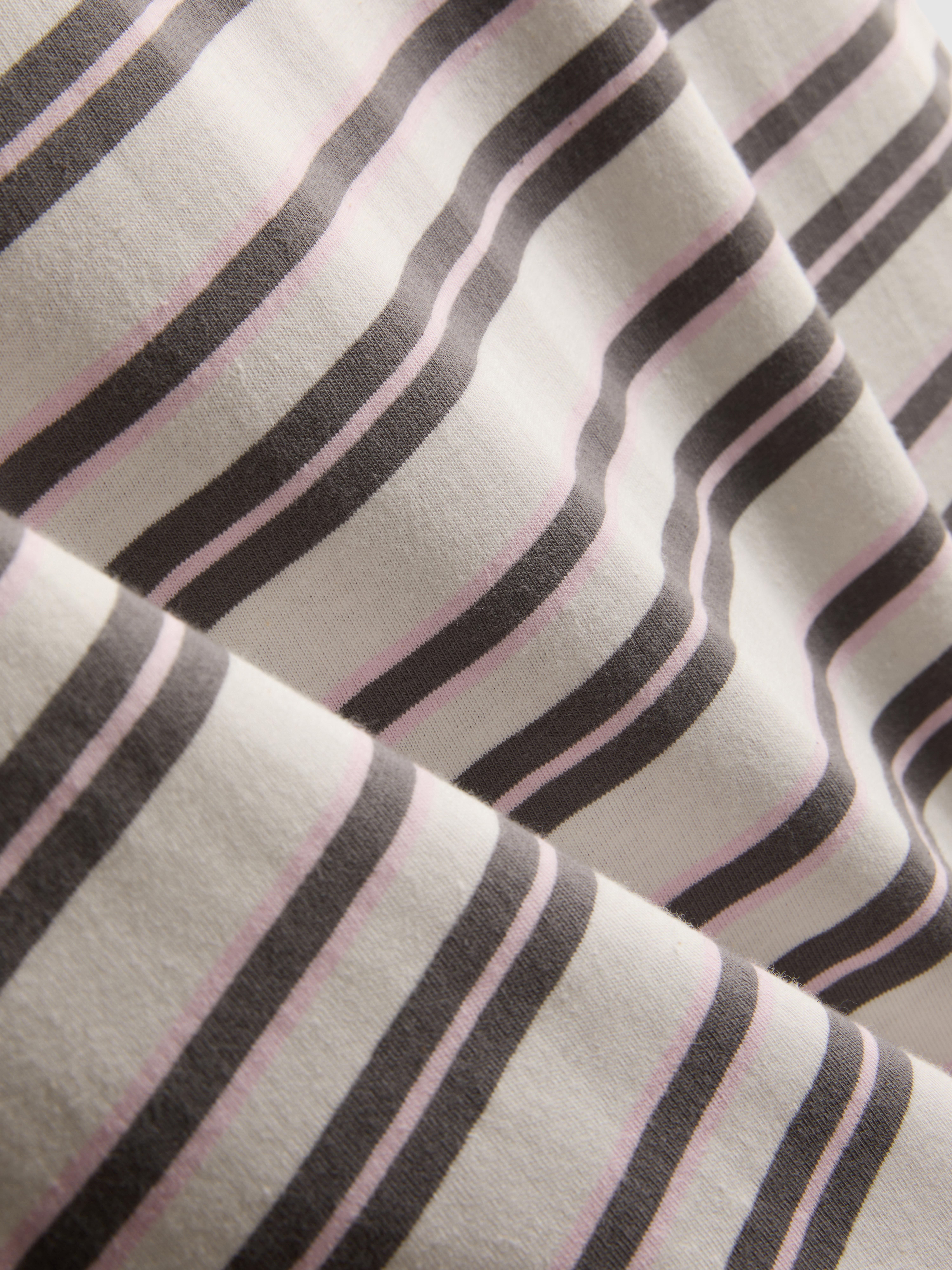 Pure Cotton Striped T-Shirt