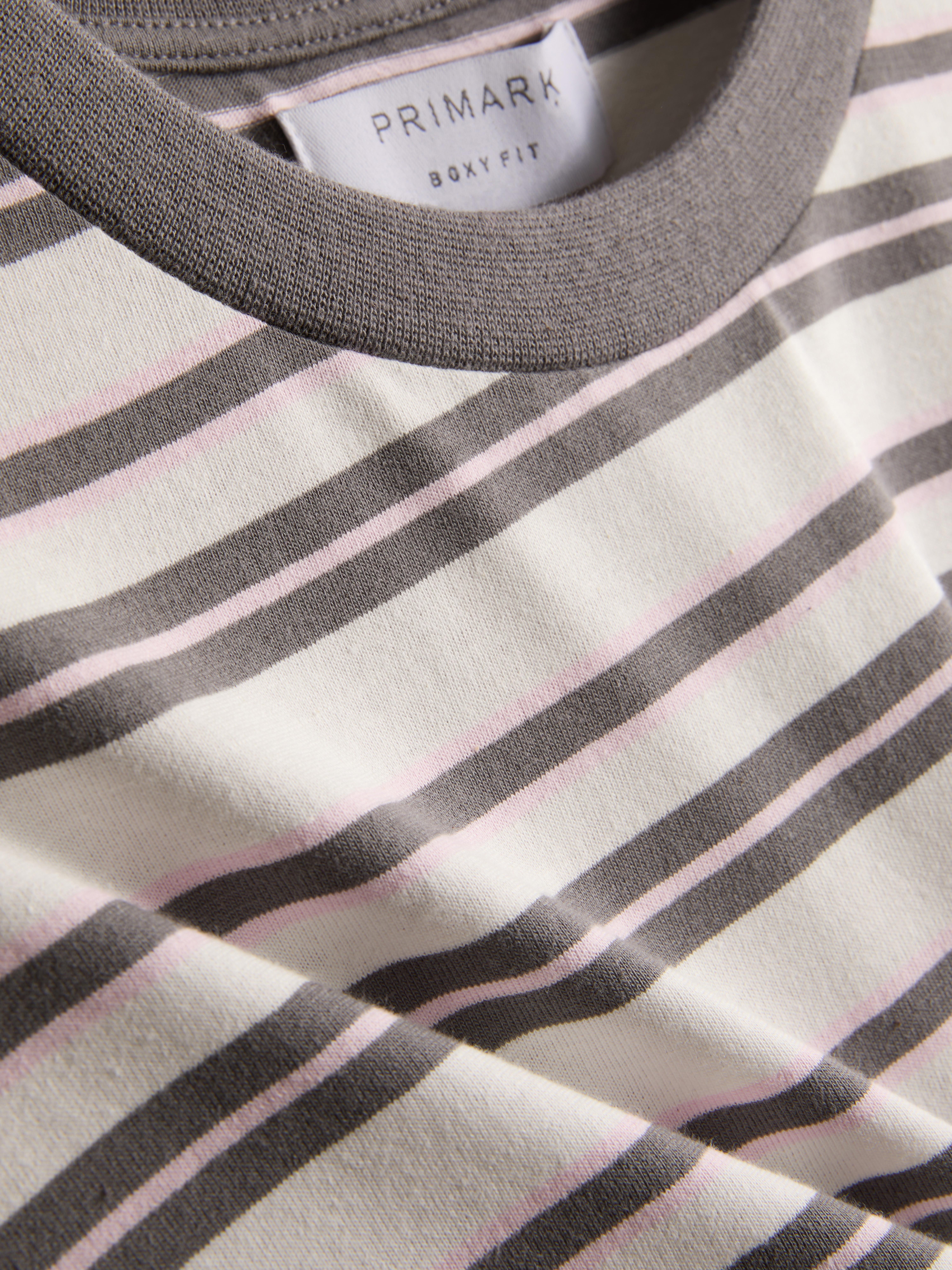 Pure Cotton Striped T-Shirt