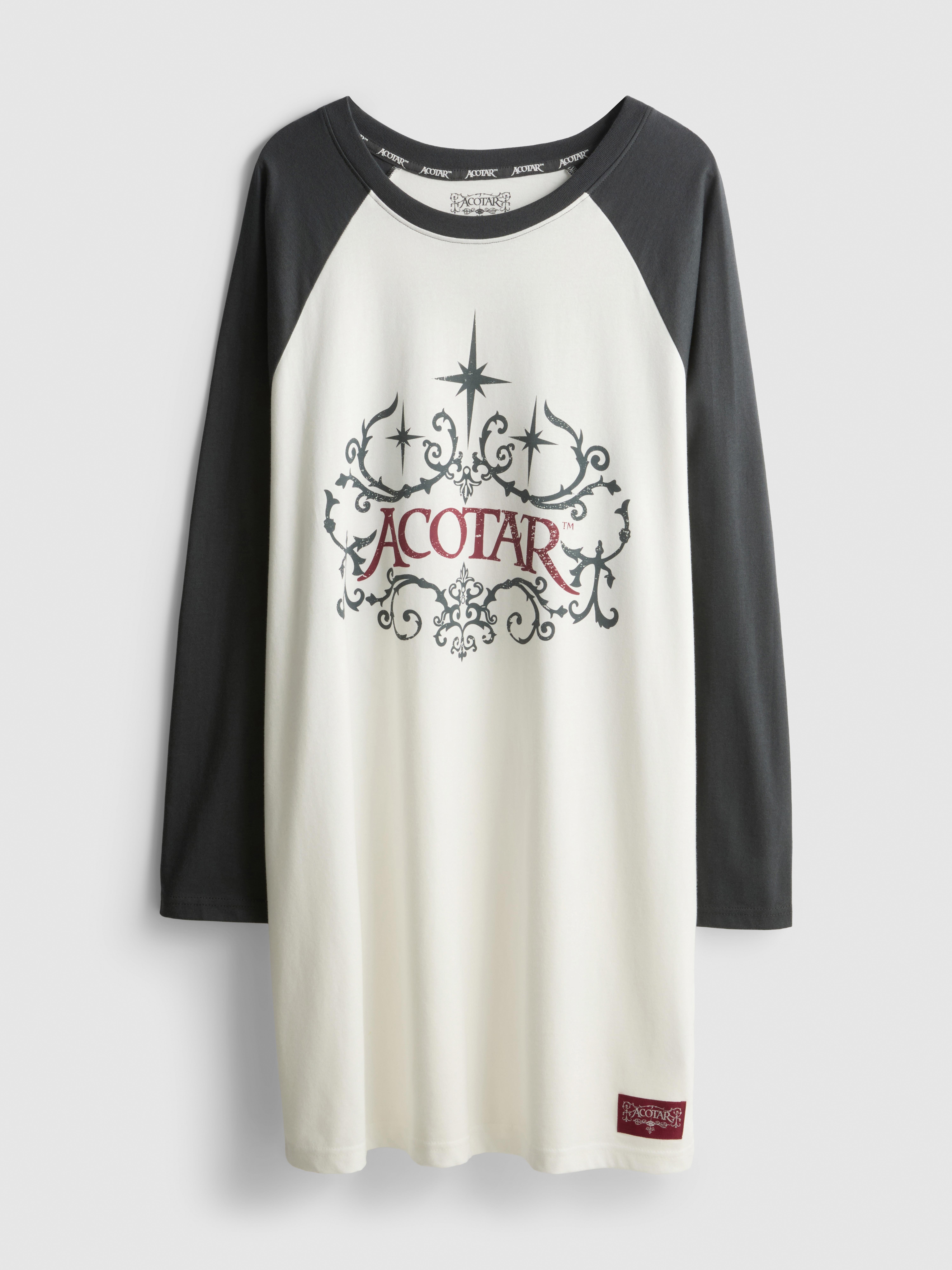 A Court Of Thorns And Roses Oversized Graphic Nightshirt