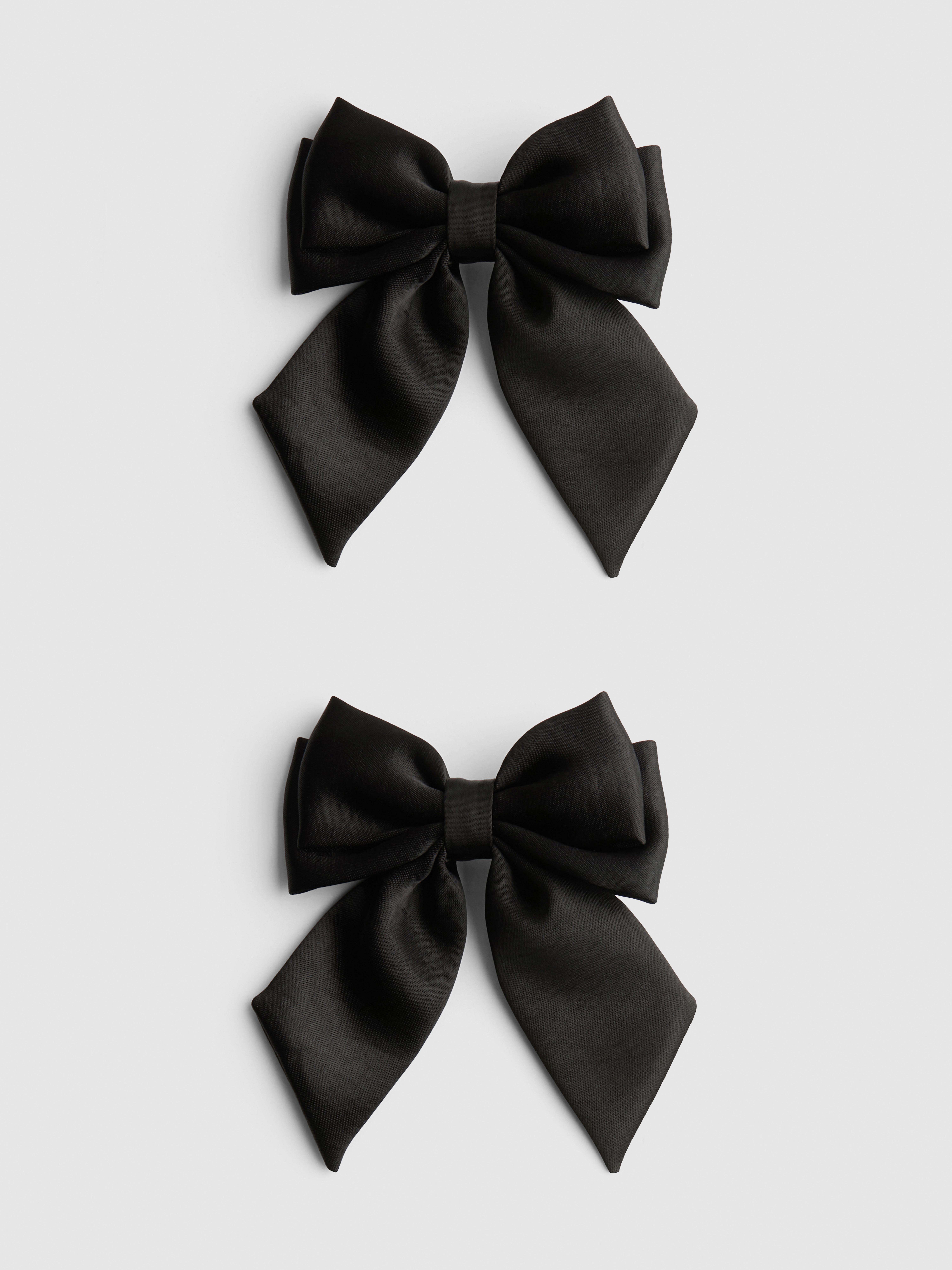 2-Pack Satin Bow Hair Clips