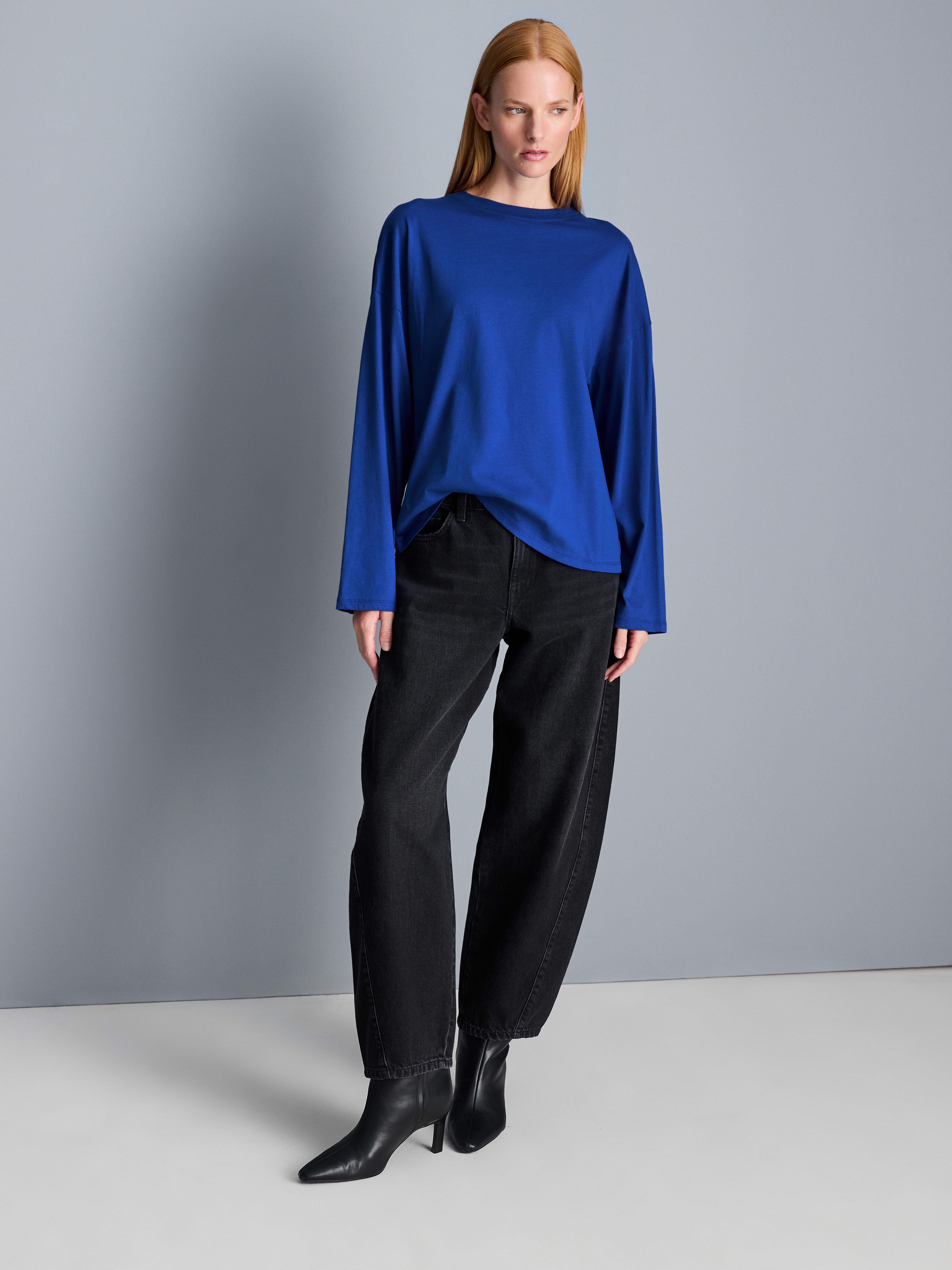 Pure Cotton Relaxed Bell Sleeve Tee