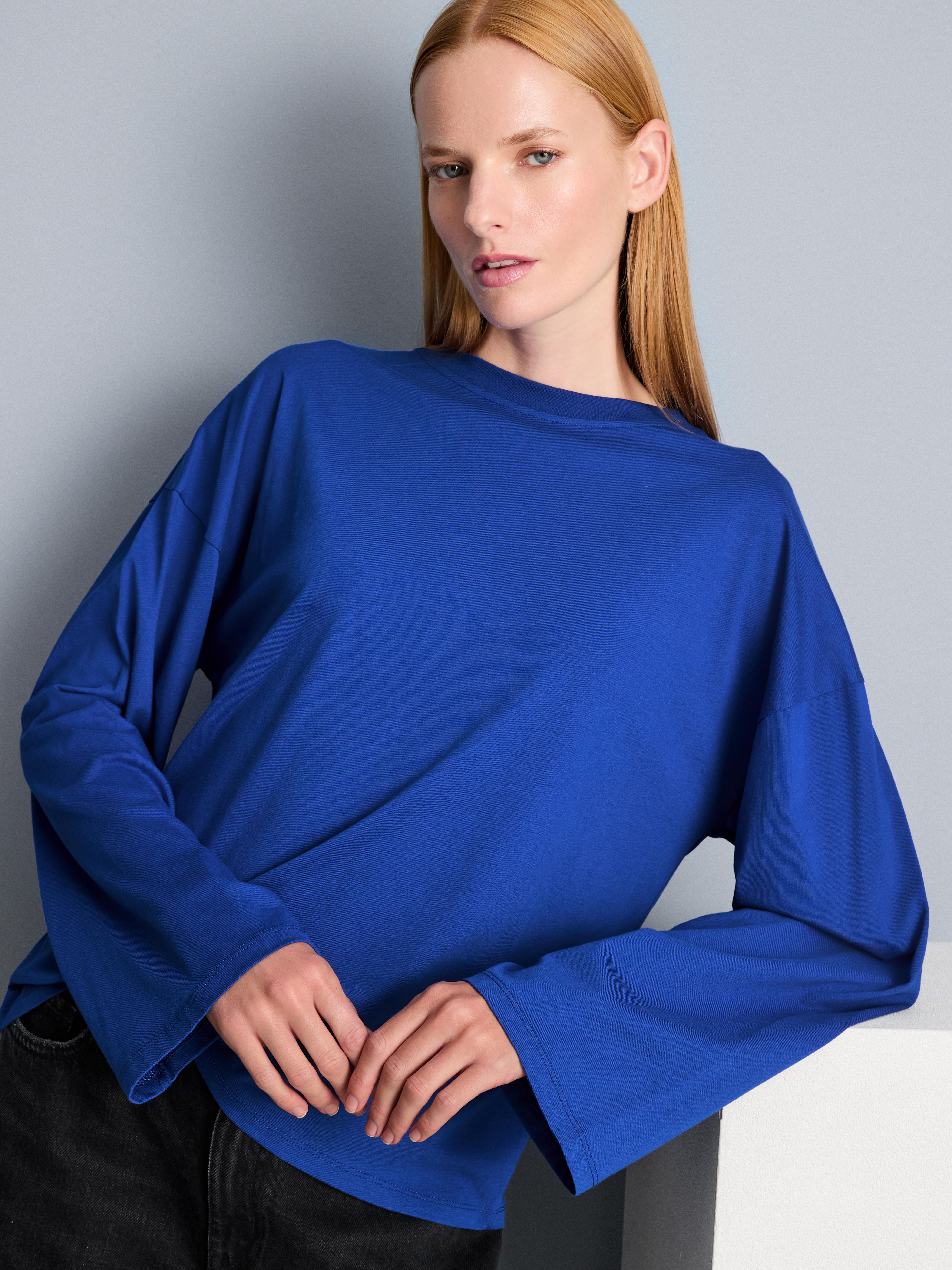 Pure Cotton Relaxed Bell Sleeve Tee