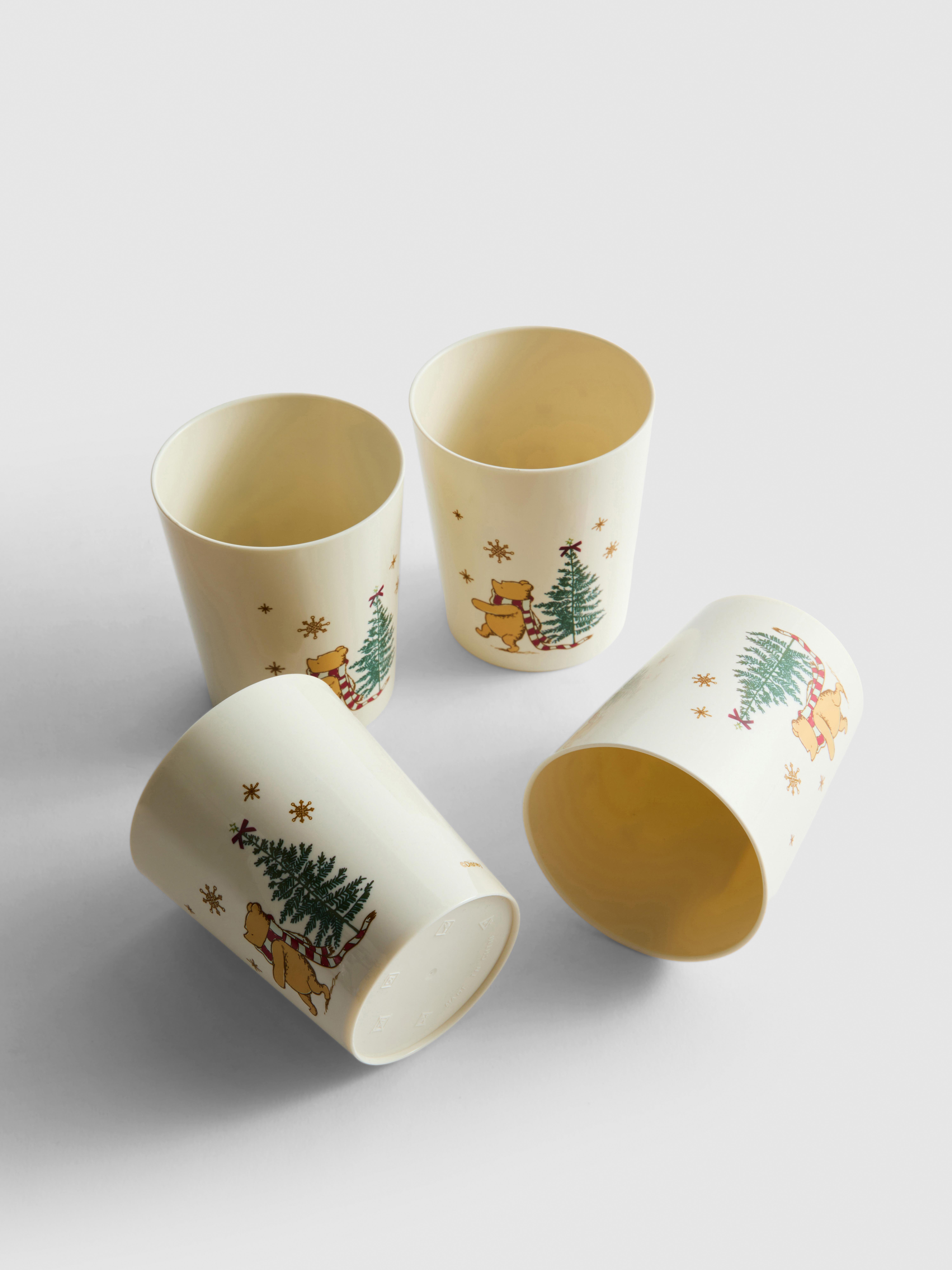 4pk Disney’s Winnie the Pooh Christmas Cups