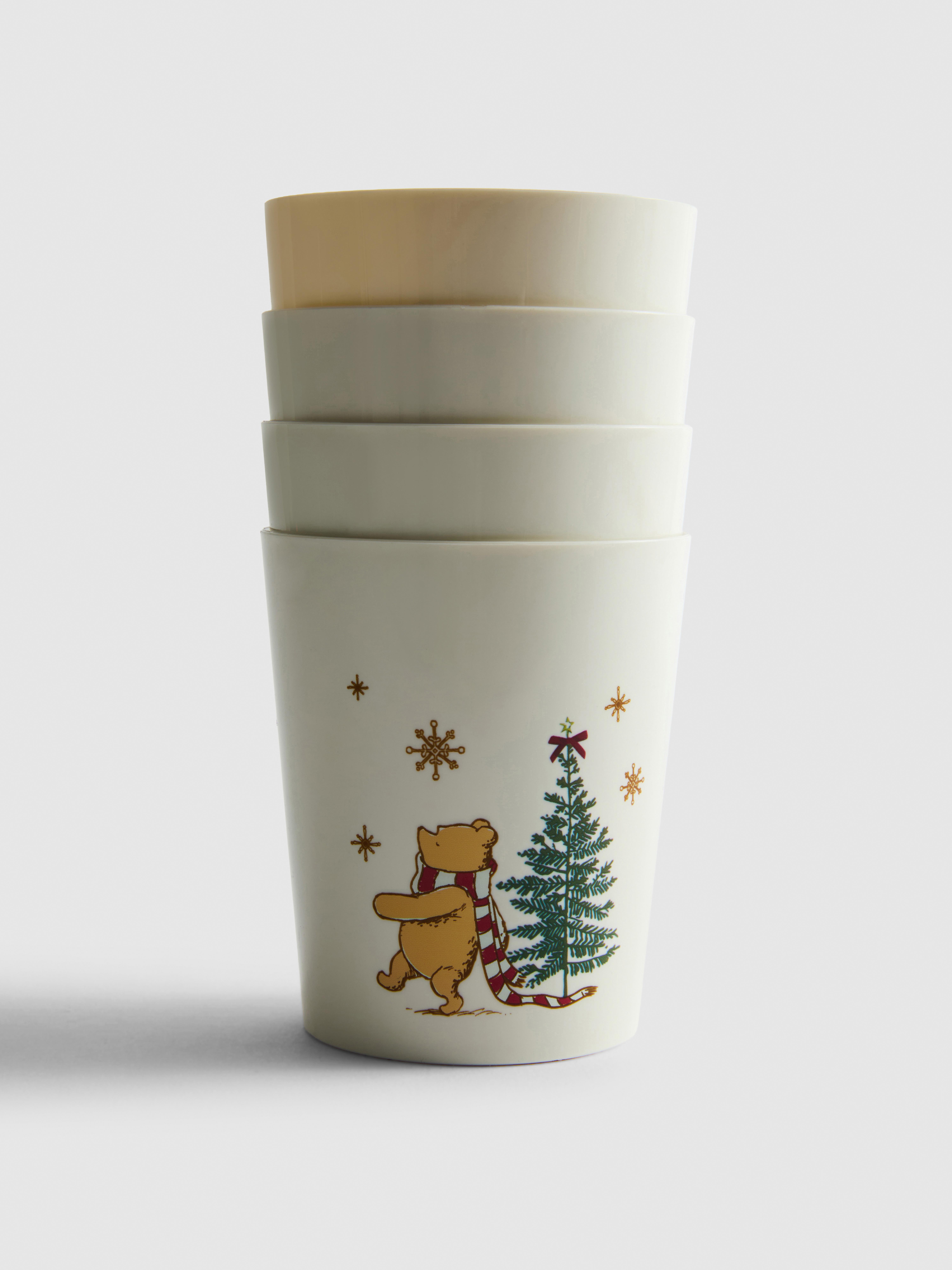 4pk Disney’s Winnie the Pooh Christmas Cups