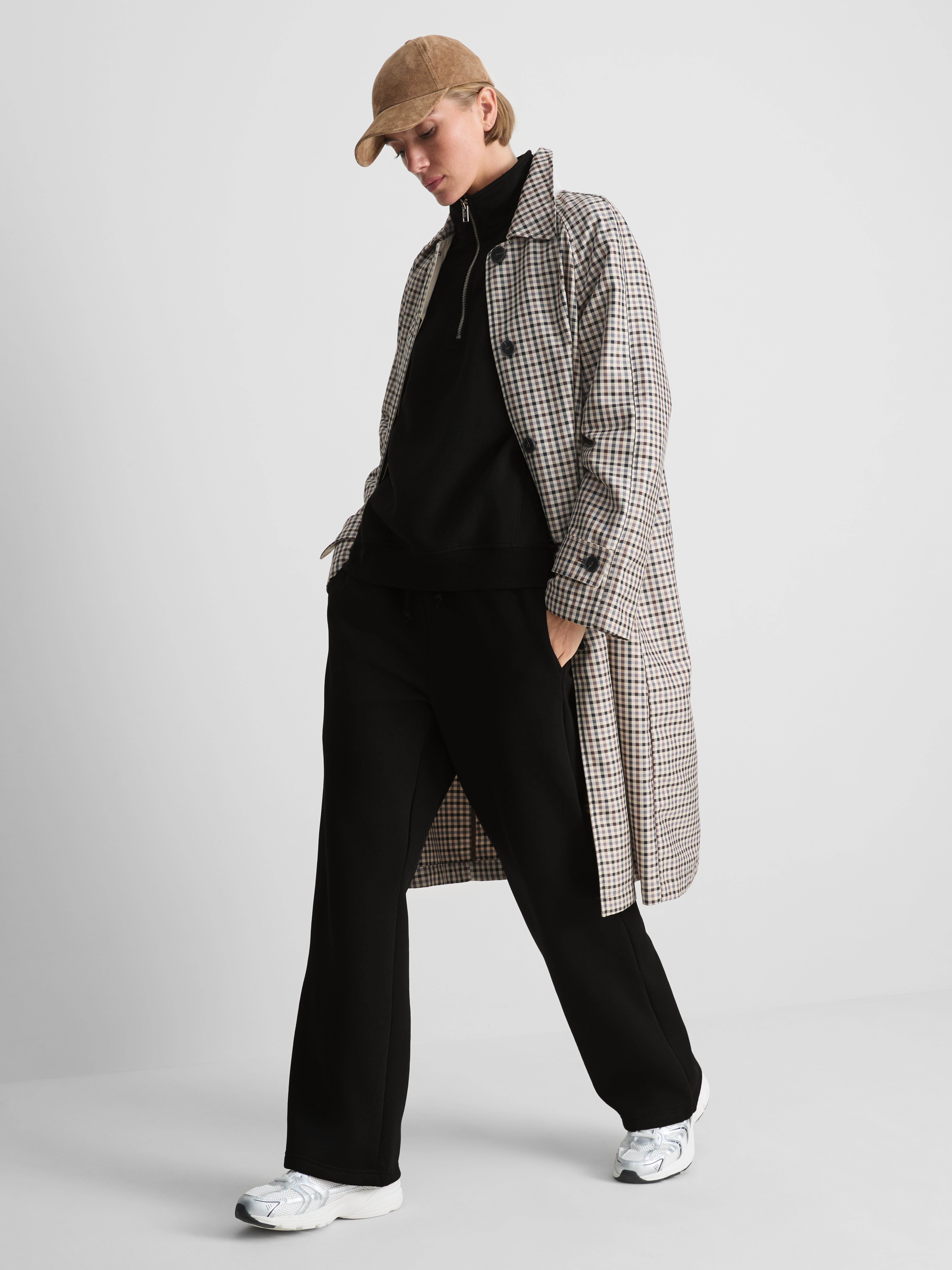 Cotton-Blend Straight-Leg Joggers