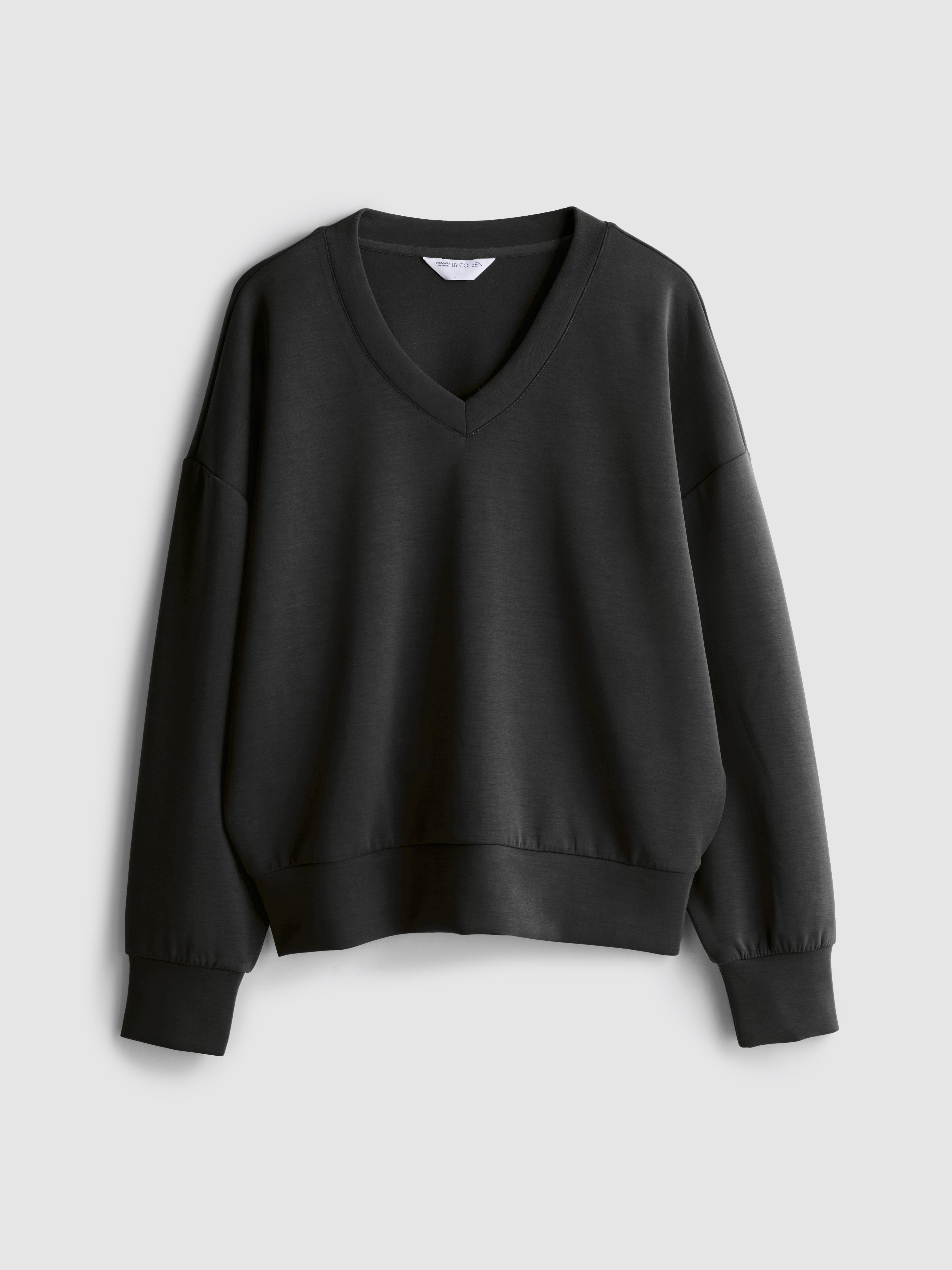 Womens Brown By Coleen Modal Blend V-Neck Sweatshirt | Primark