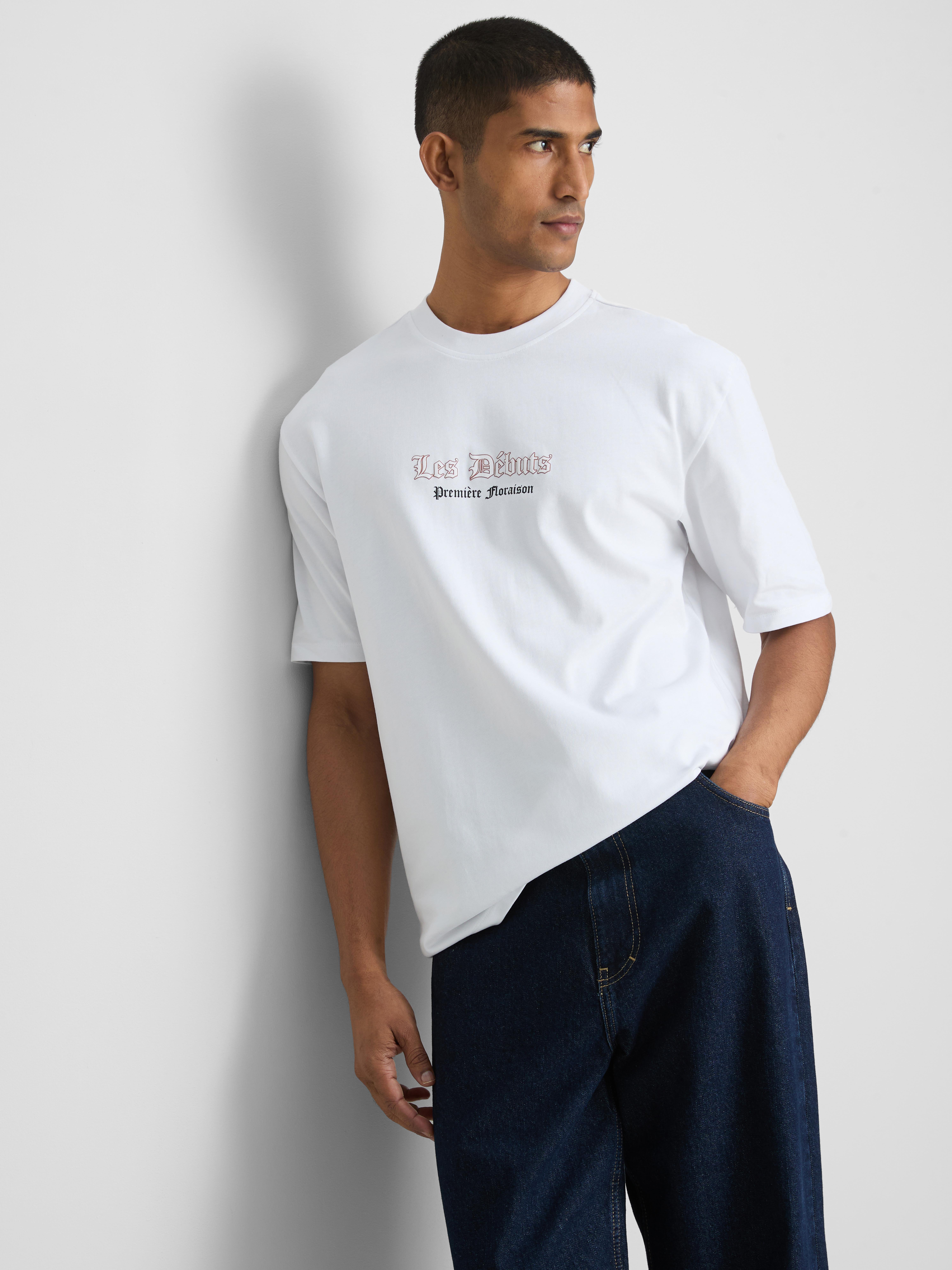 Pure Cotton Les Débuts Graphic T-Shirt