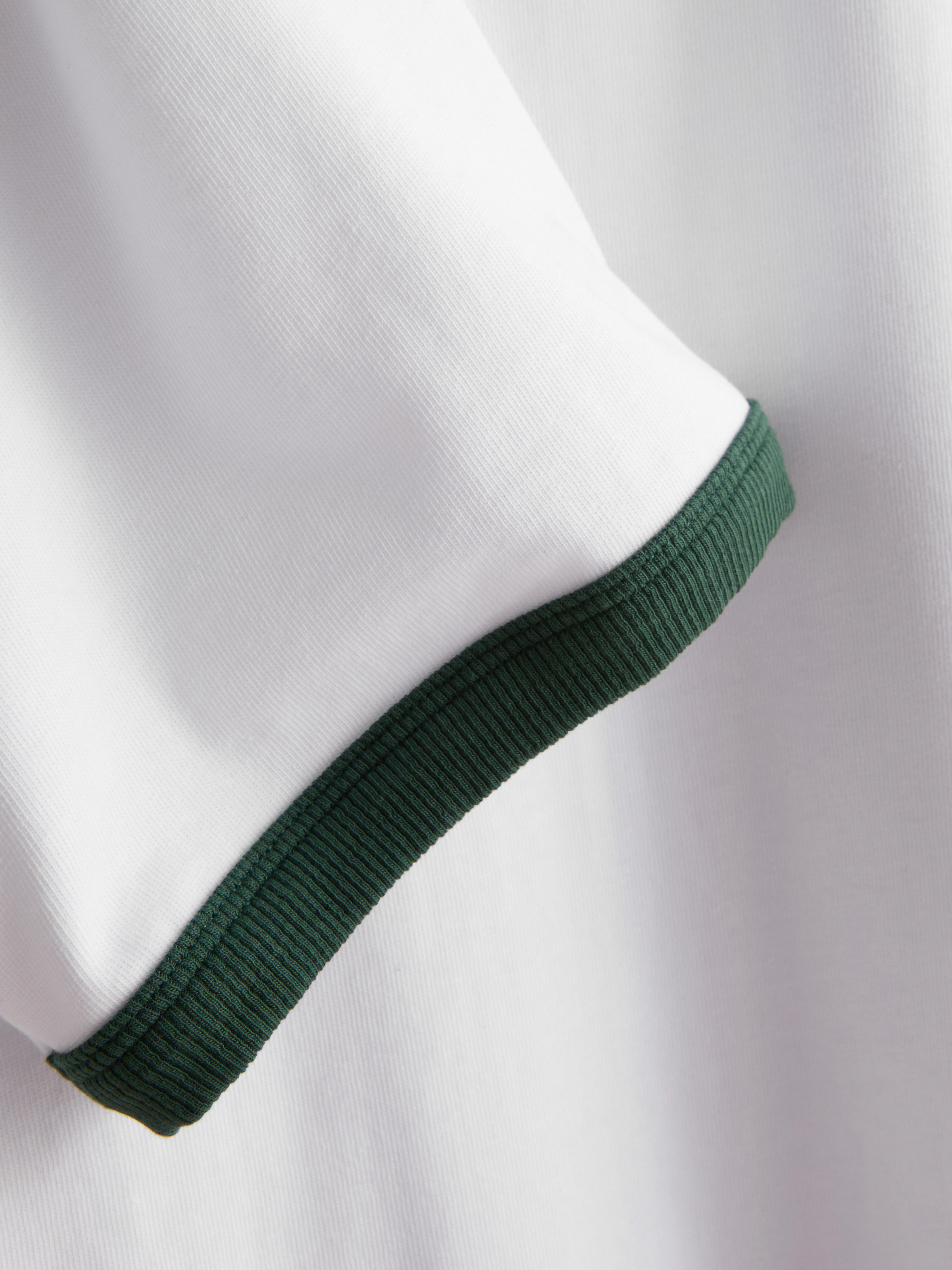 Pure Cotton Ringer Graphic T-Shirt
