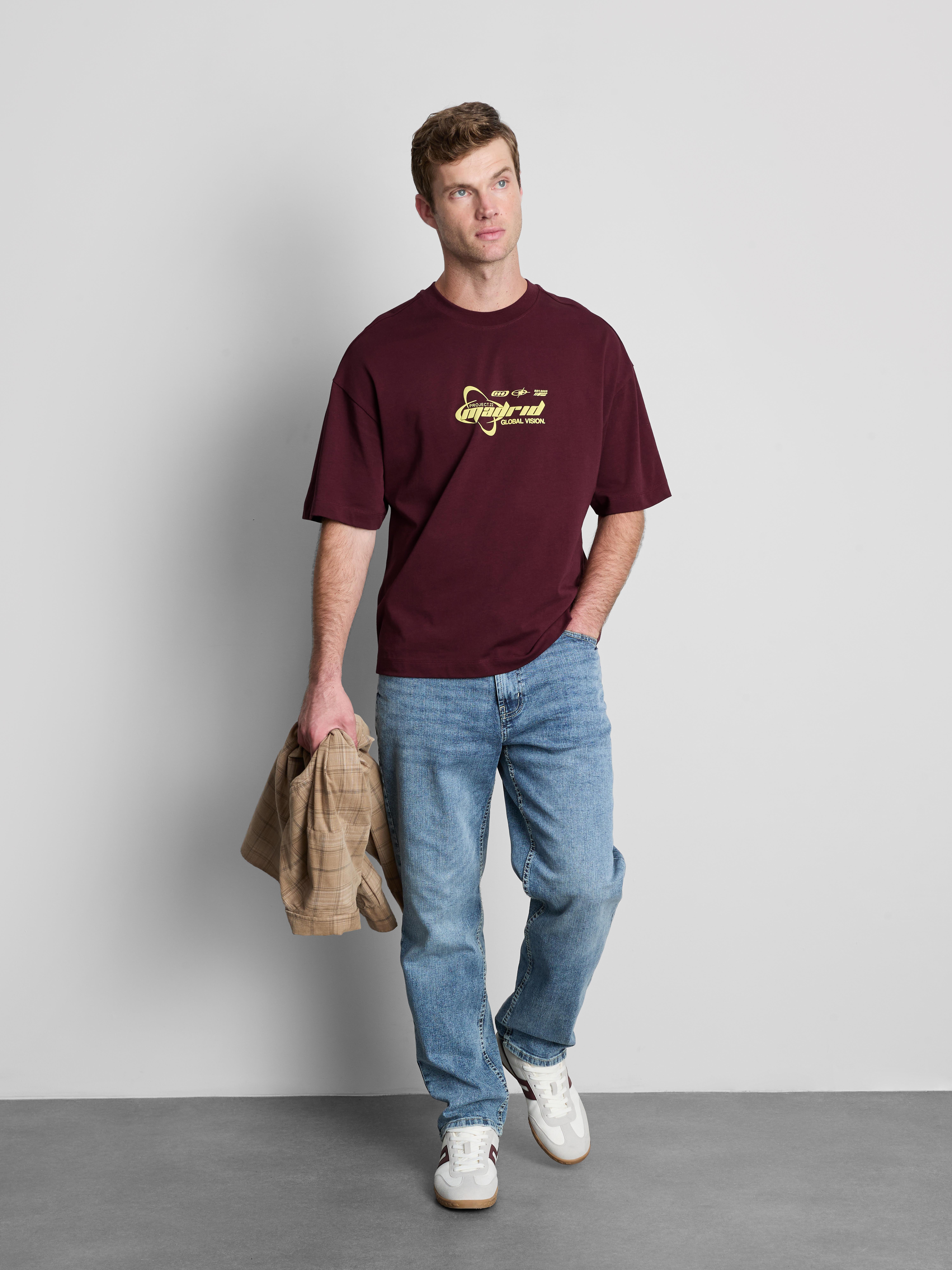Pure Cotton Madrid Graphic T-Shirt