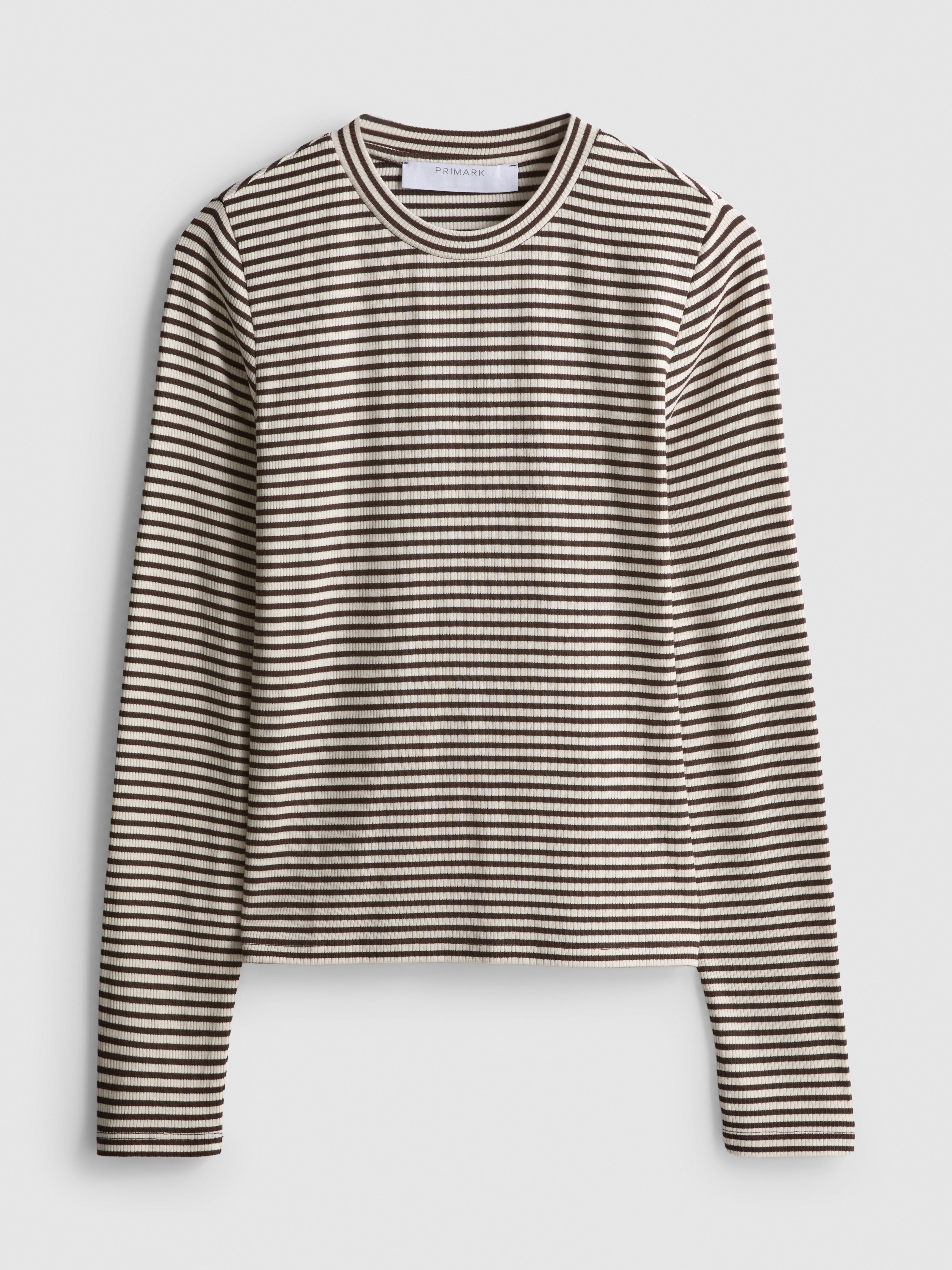 Womens Brown Striped Long Sleeve Top | Primark