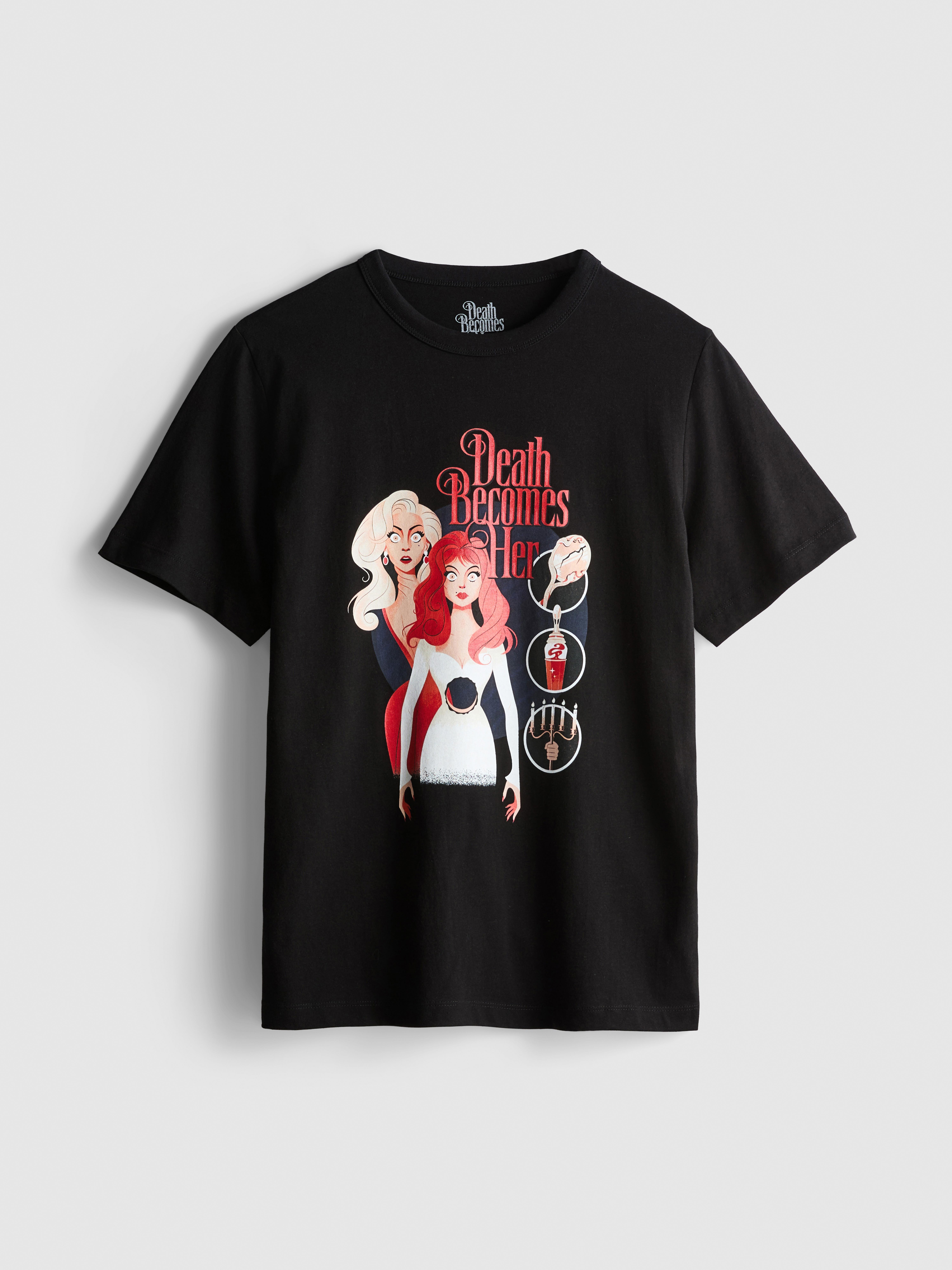 Death Becomes Her Pure Cotton Graphic Tee