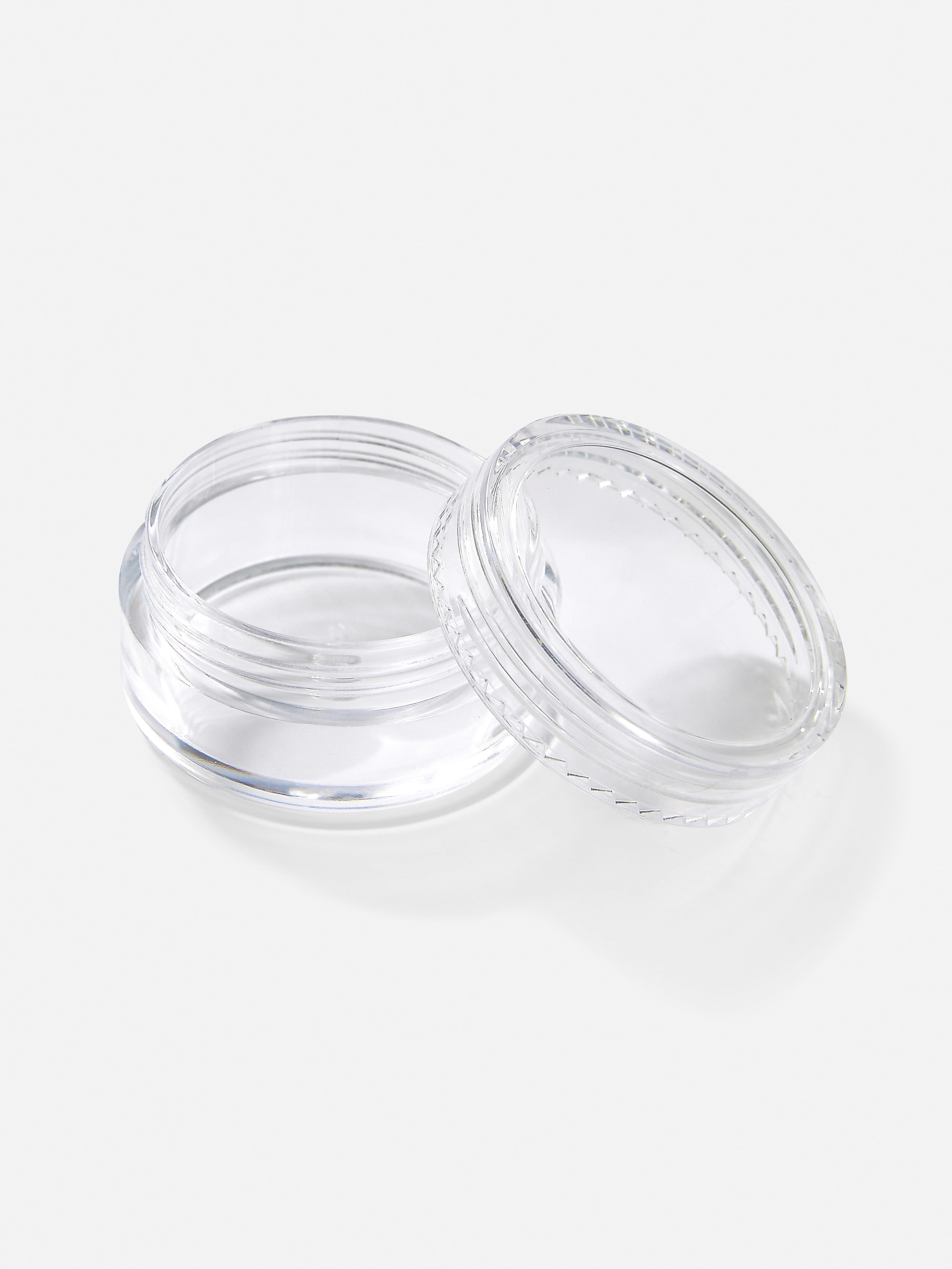 Small Round Cosmetic Jar Set