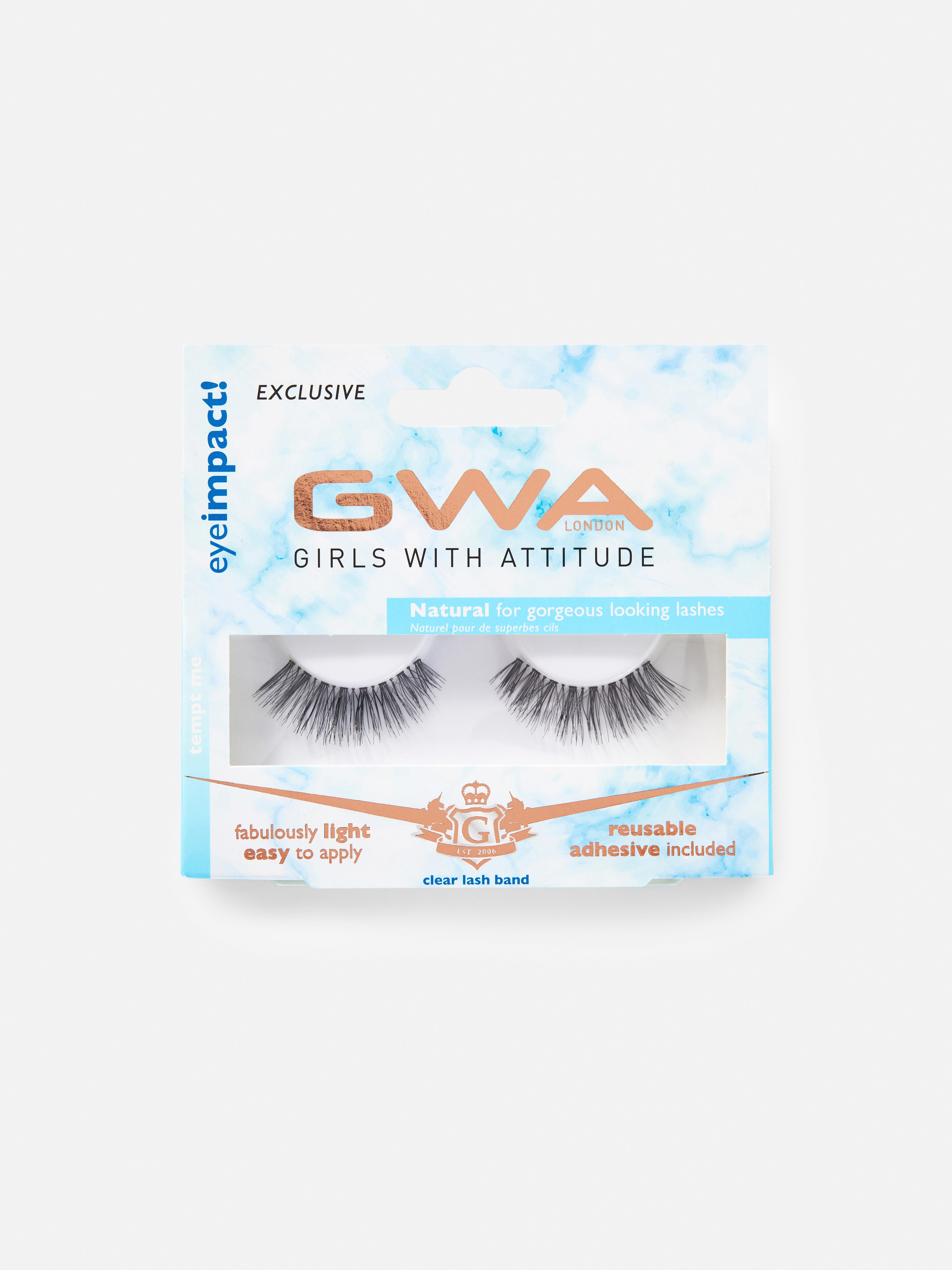 Faux cils à coller Bleu clair
