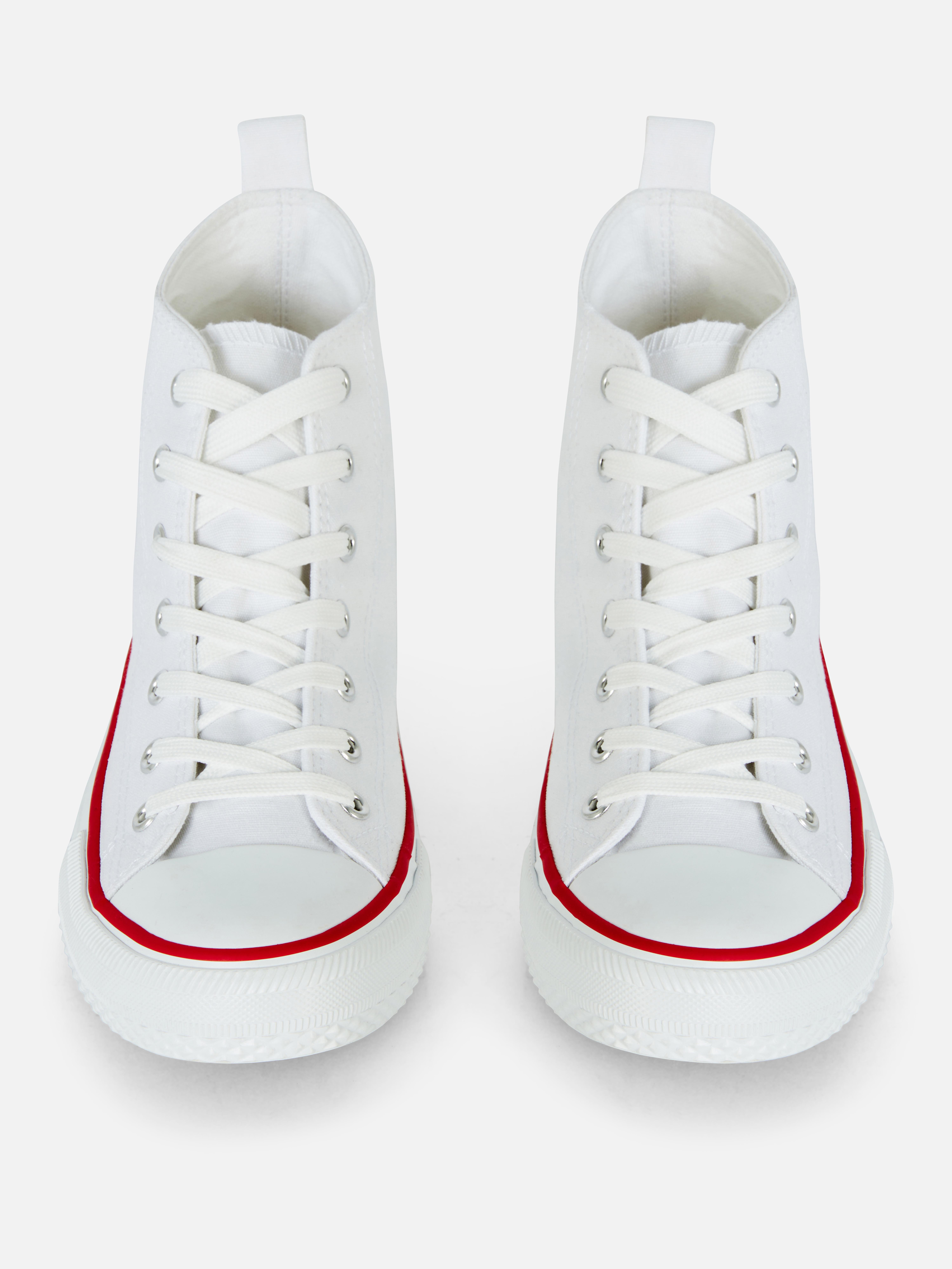 Classic Canvas High-Top Trainers