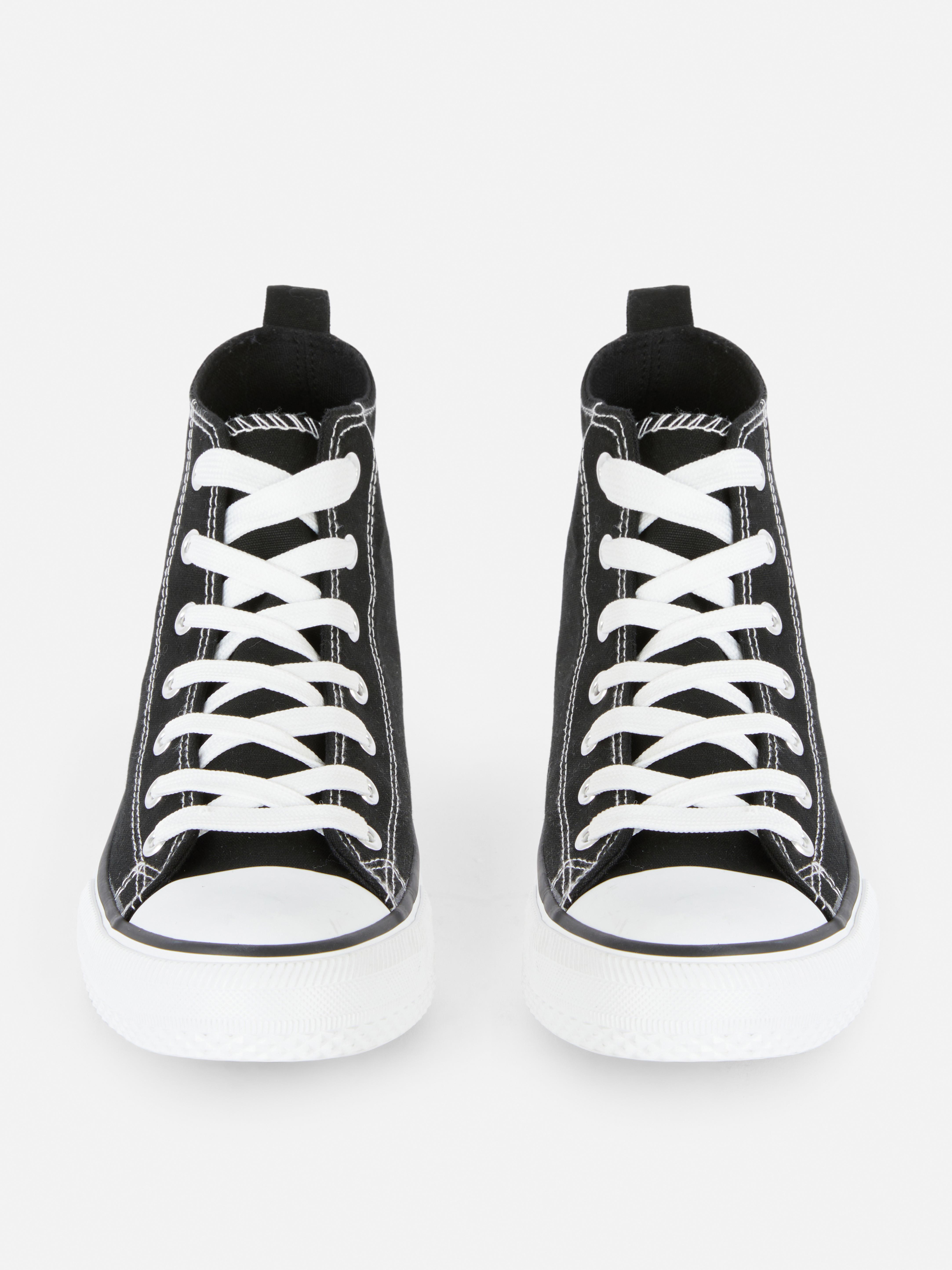 Primark black converse sale