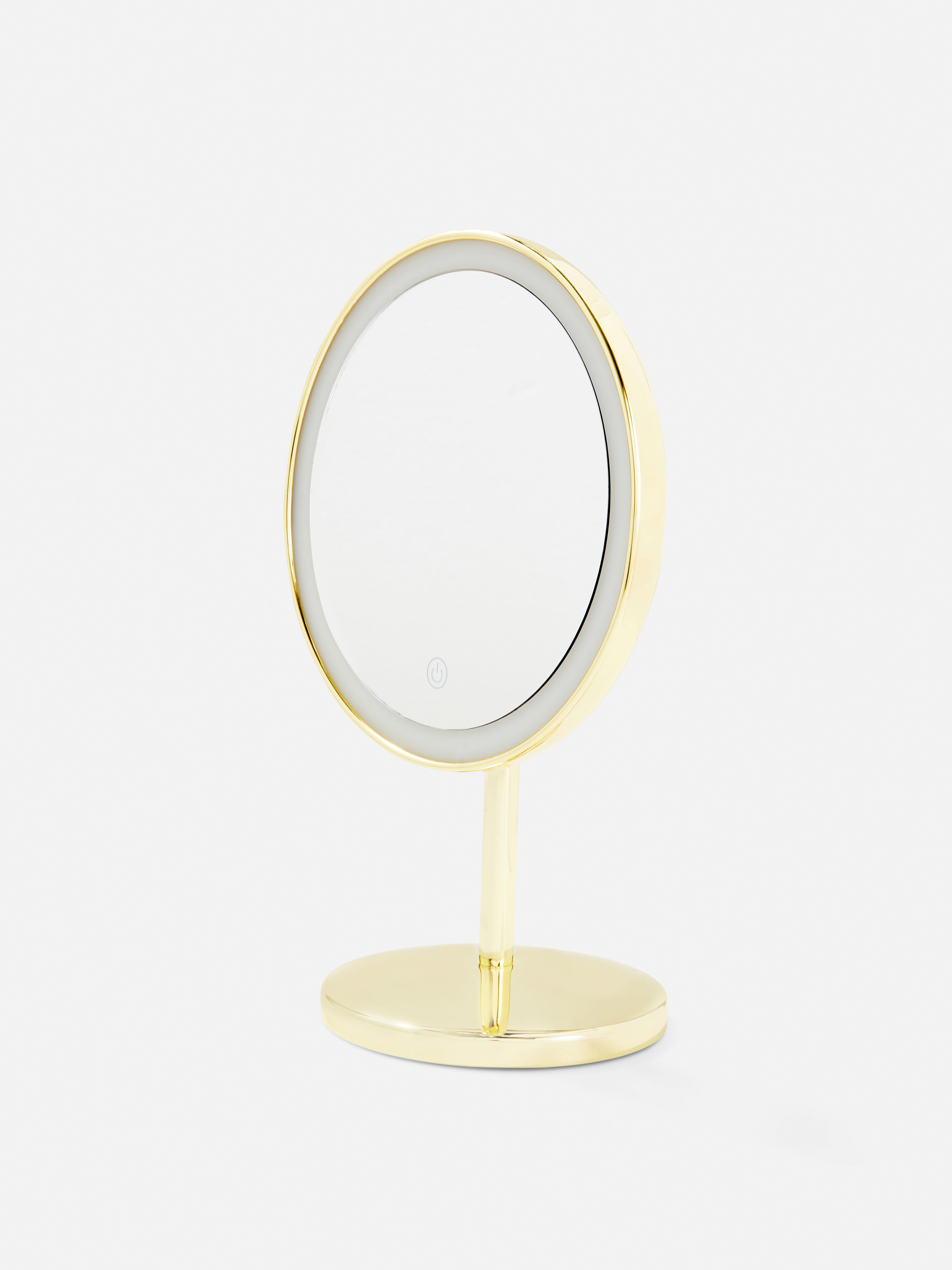 PS... Light Up Freestanding Round Vanity Mirror
