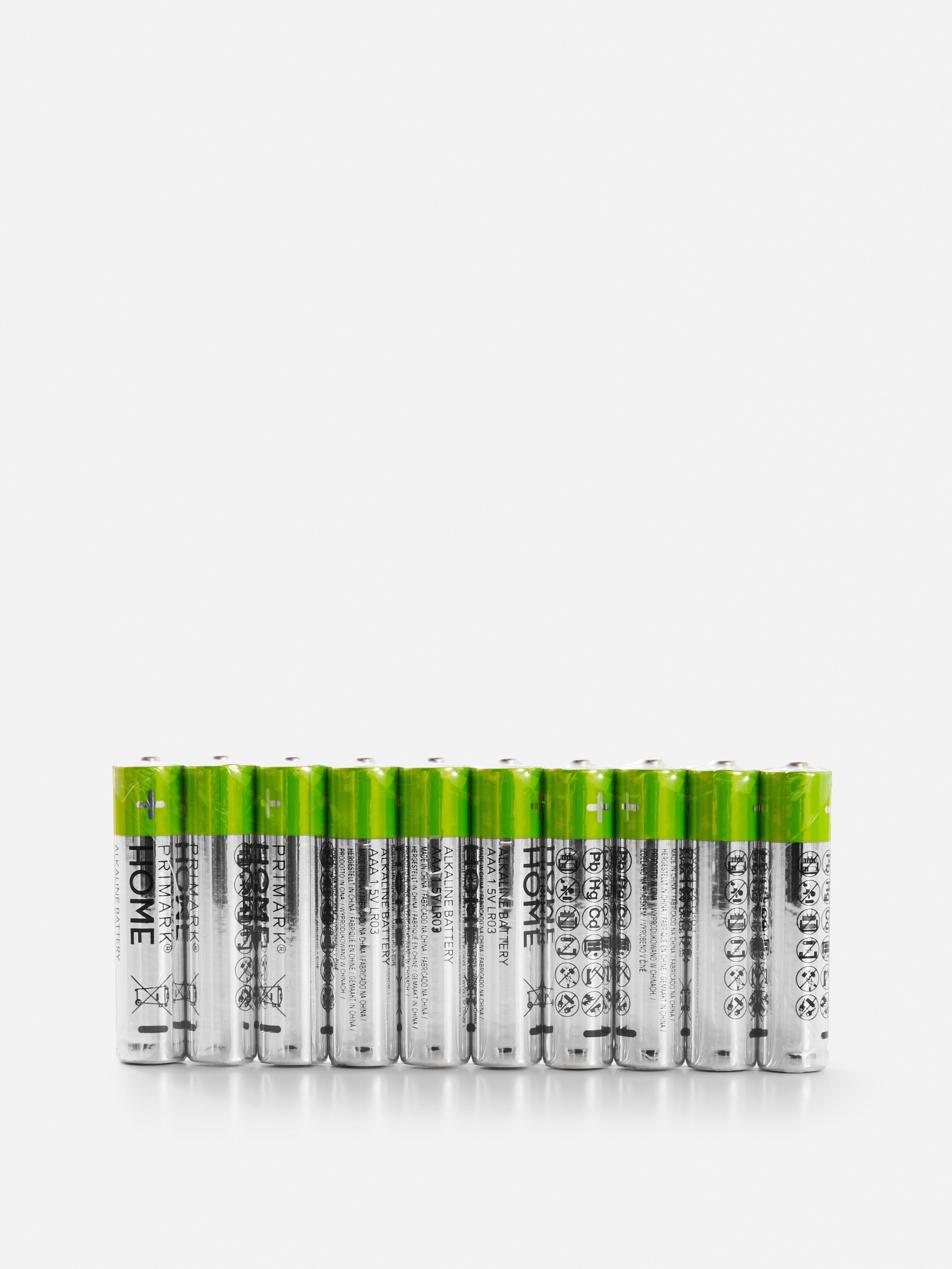 10pk Long Lasting AAA Batteries