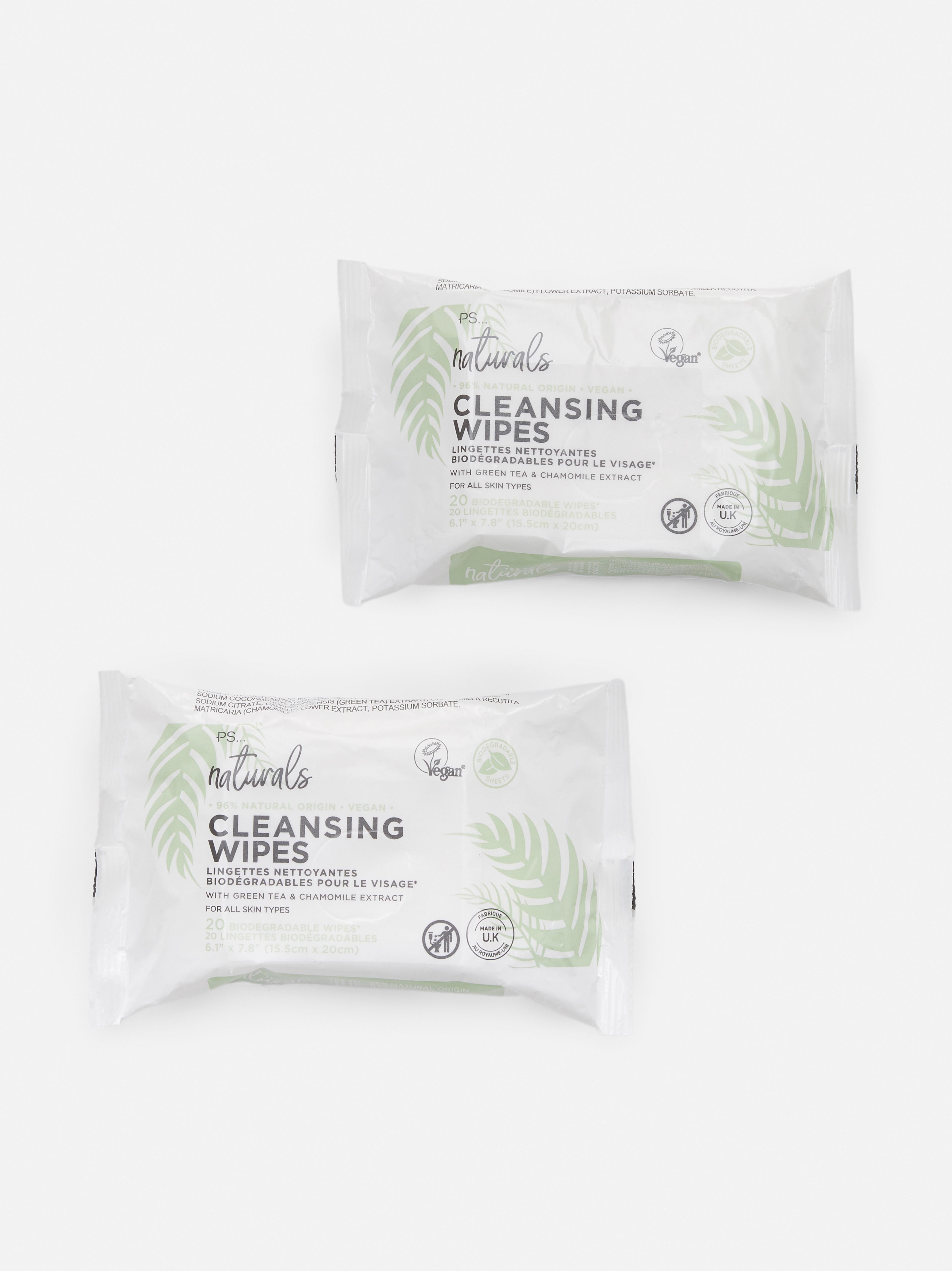 3pk PS... Facial Cleansing Wipes Primark