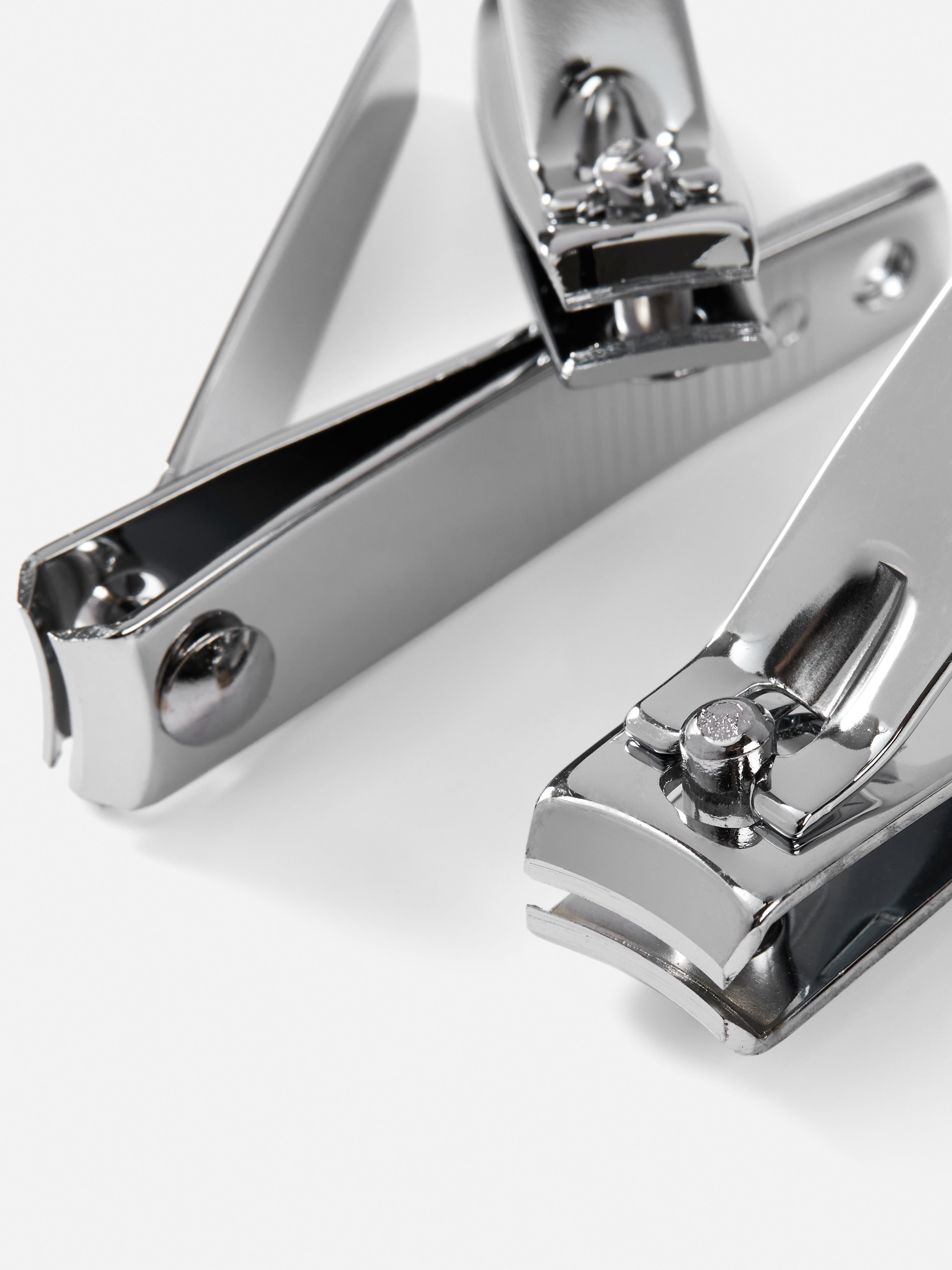 Mens Silver Nail Clippers Set Primark