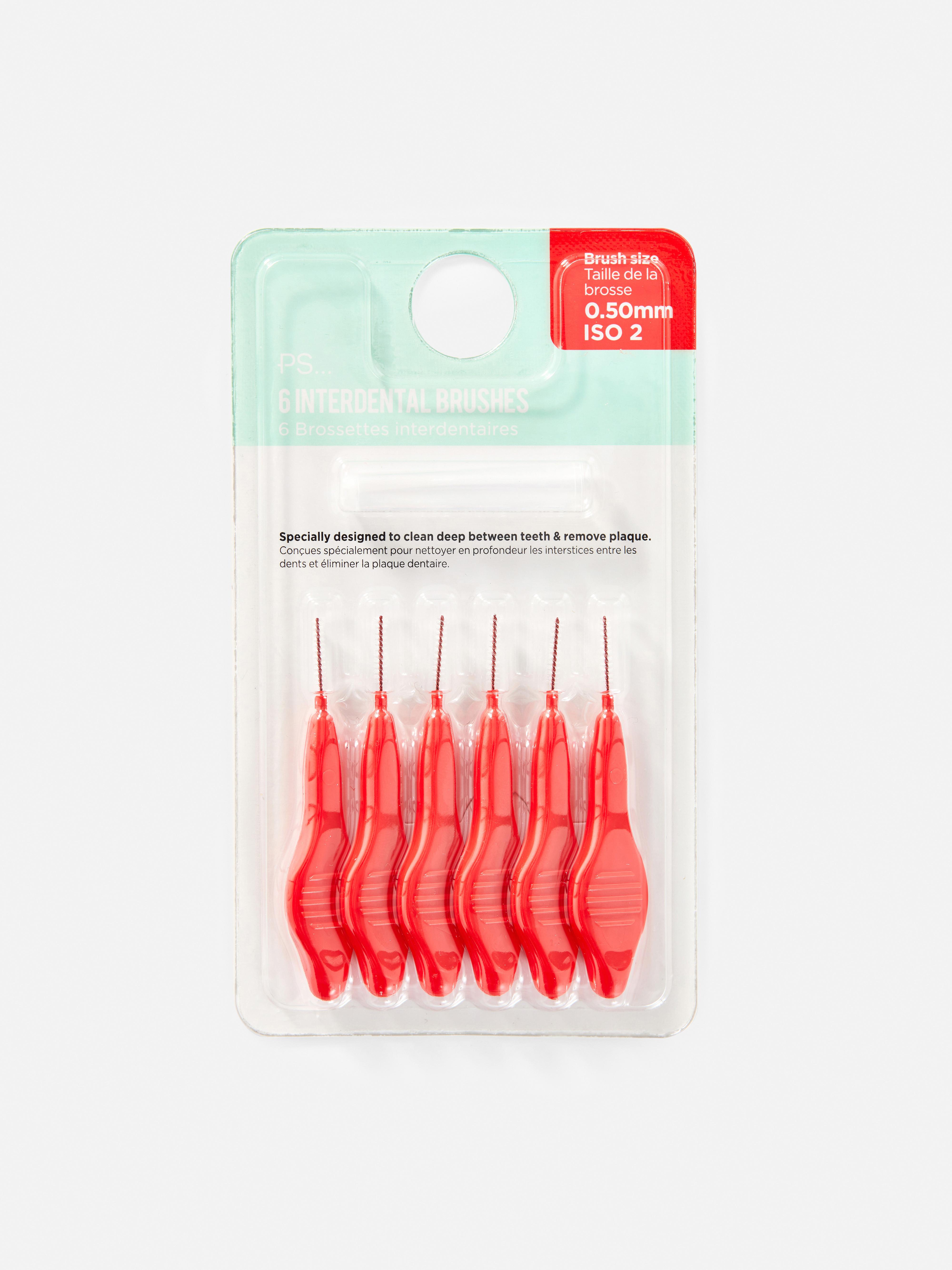 6pk PS... Interdental Brushes Red