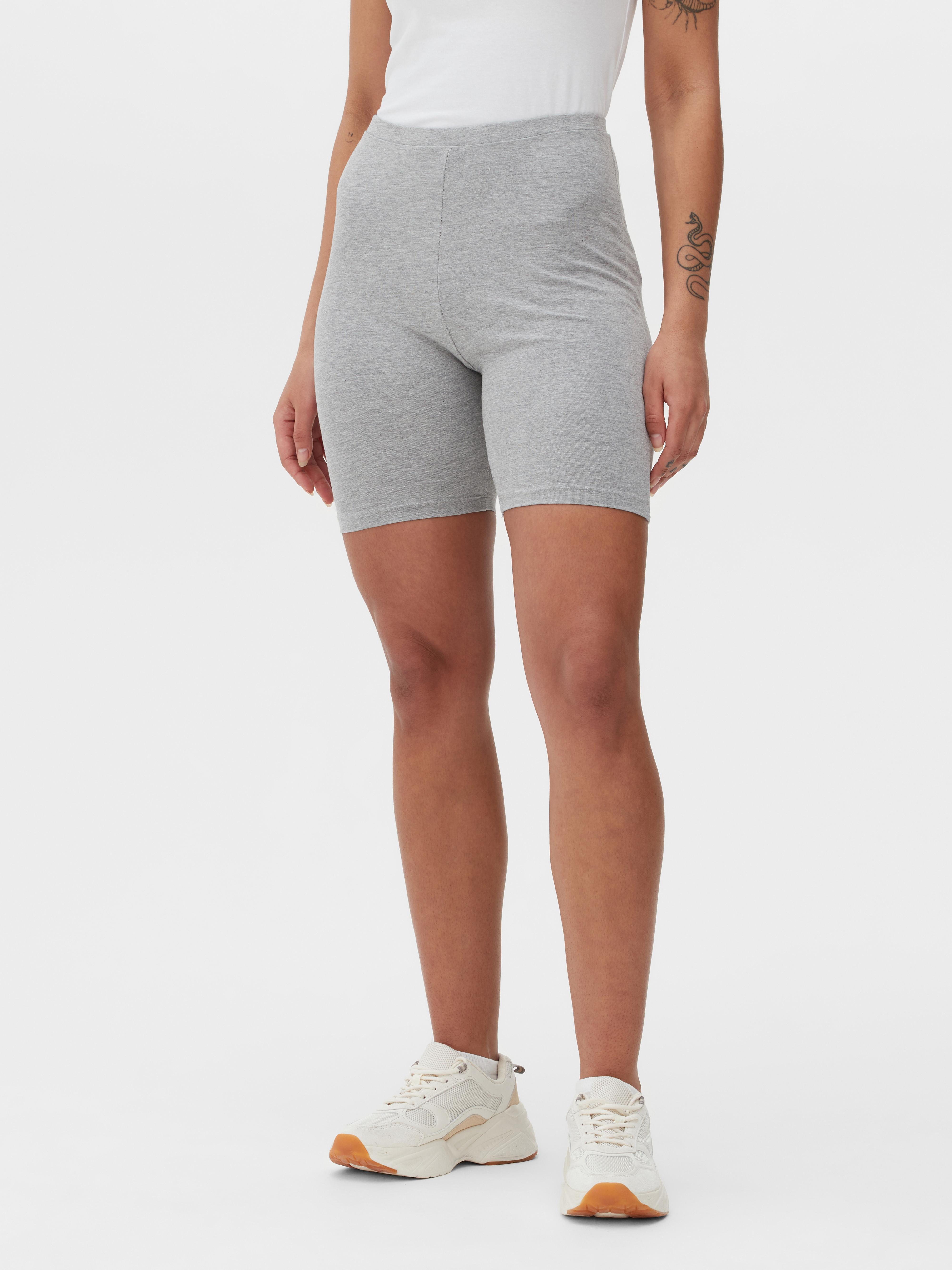 biker shorts grey