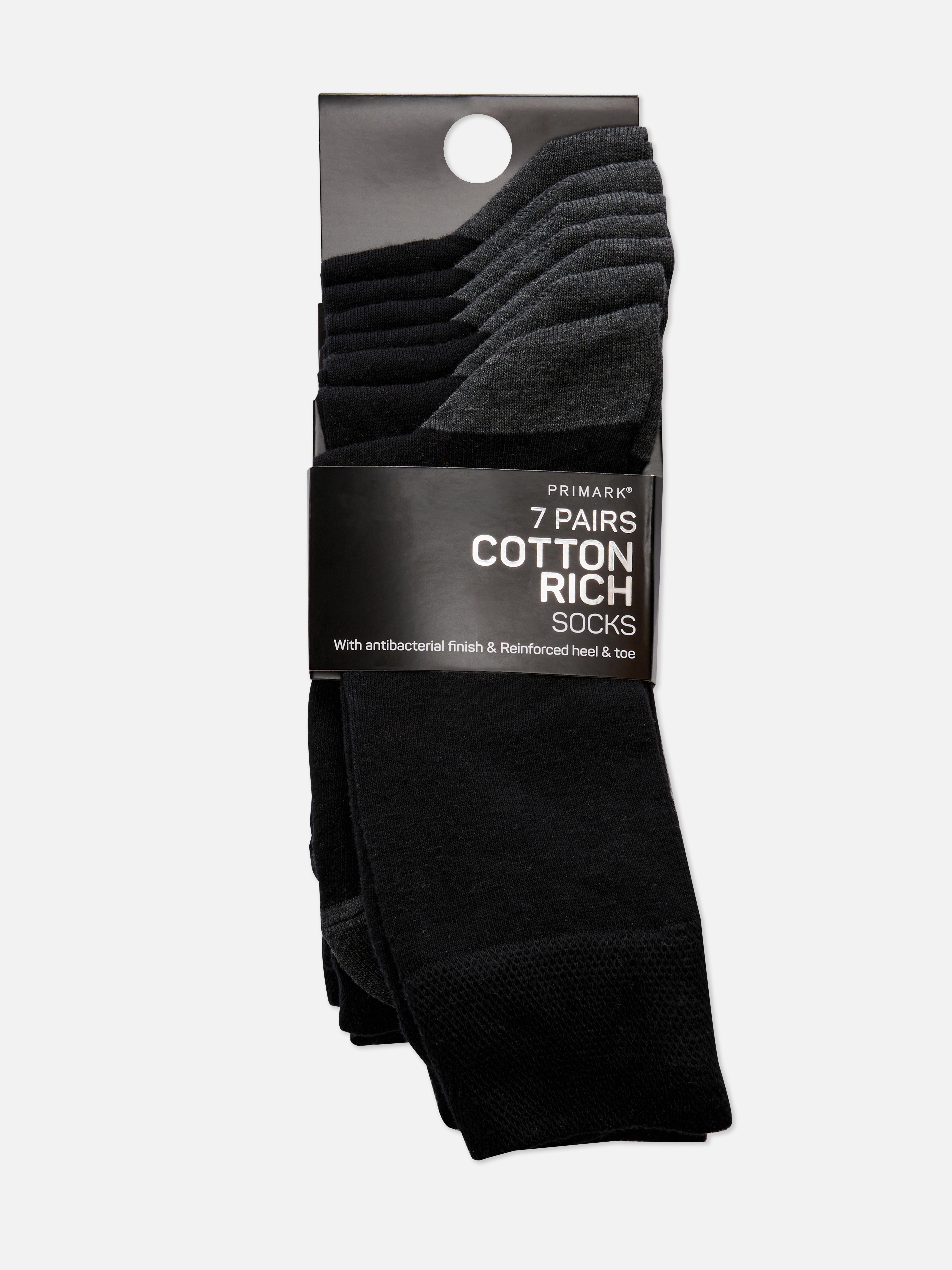 Pack de pares de calcetines con un alto porcentaje en algodón |
