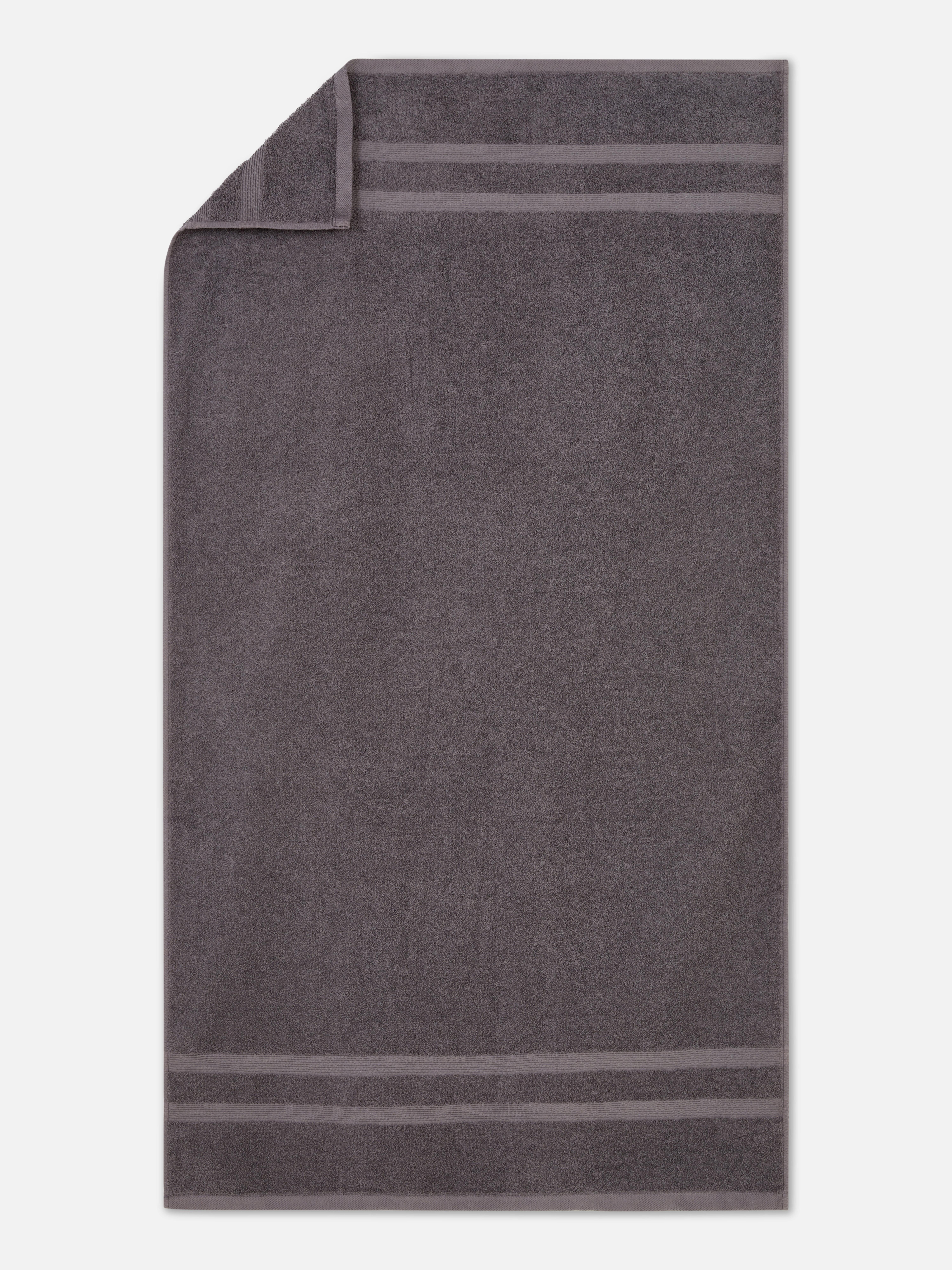 Grey Value Bath Towel Charcoal