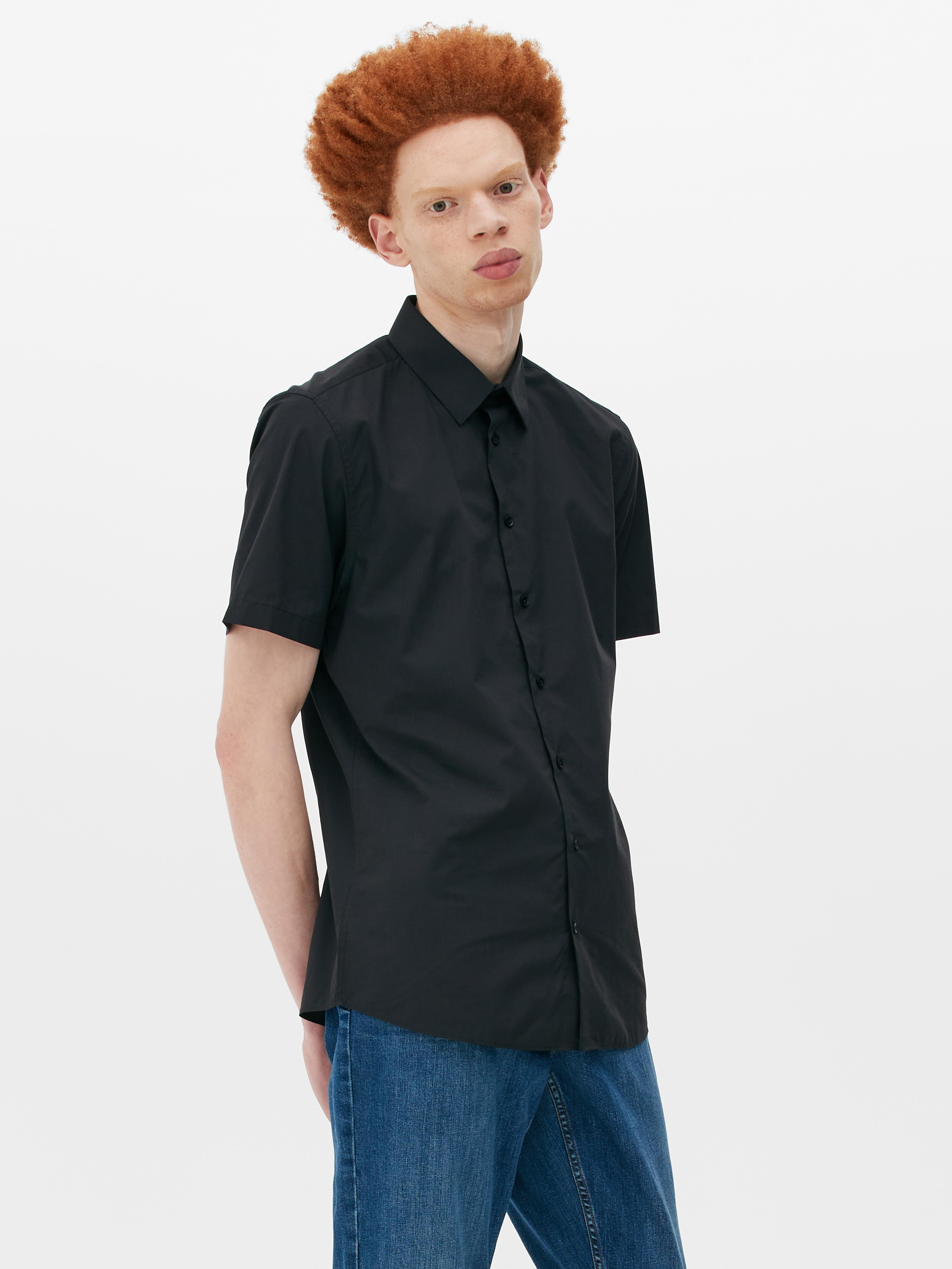 Short Sleeve Slim Fit Dressy Shirt Primark