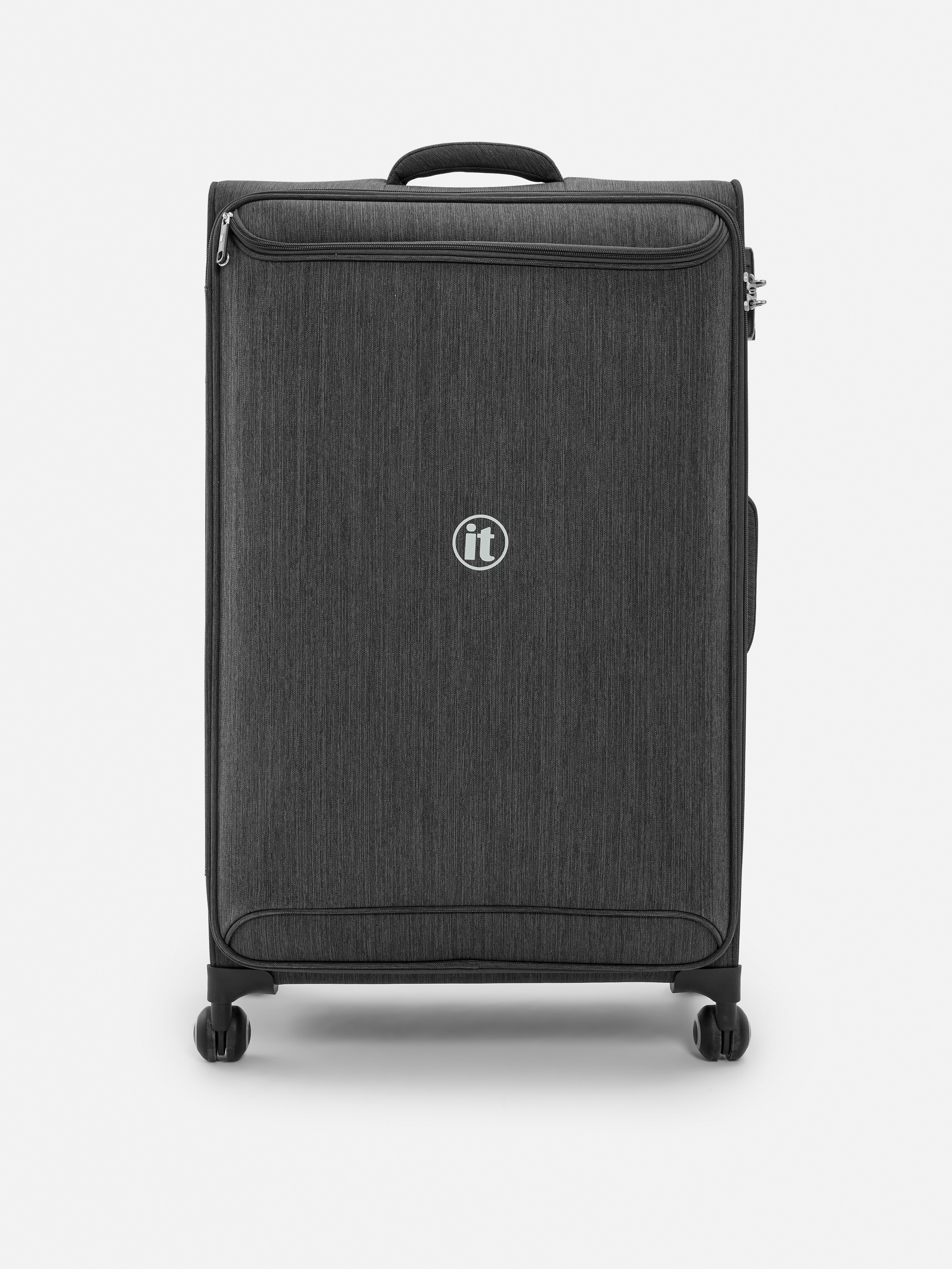 Spinner Four-Wheel Structured Grey Suitcase