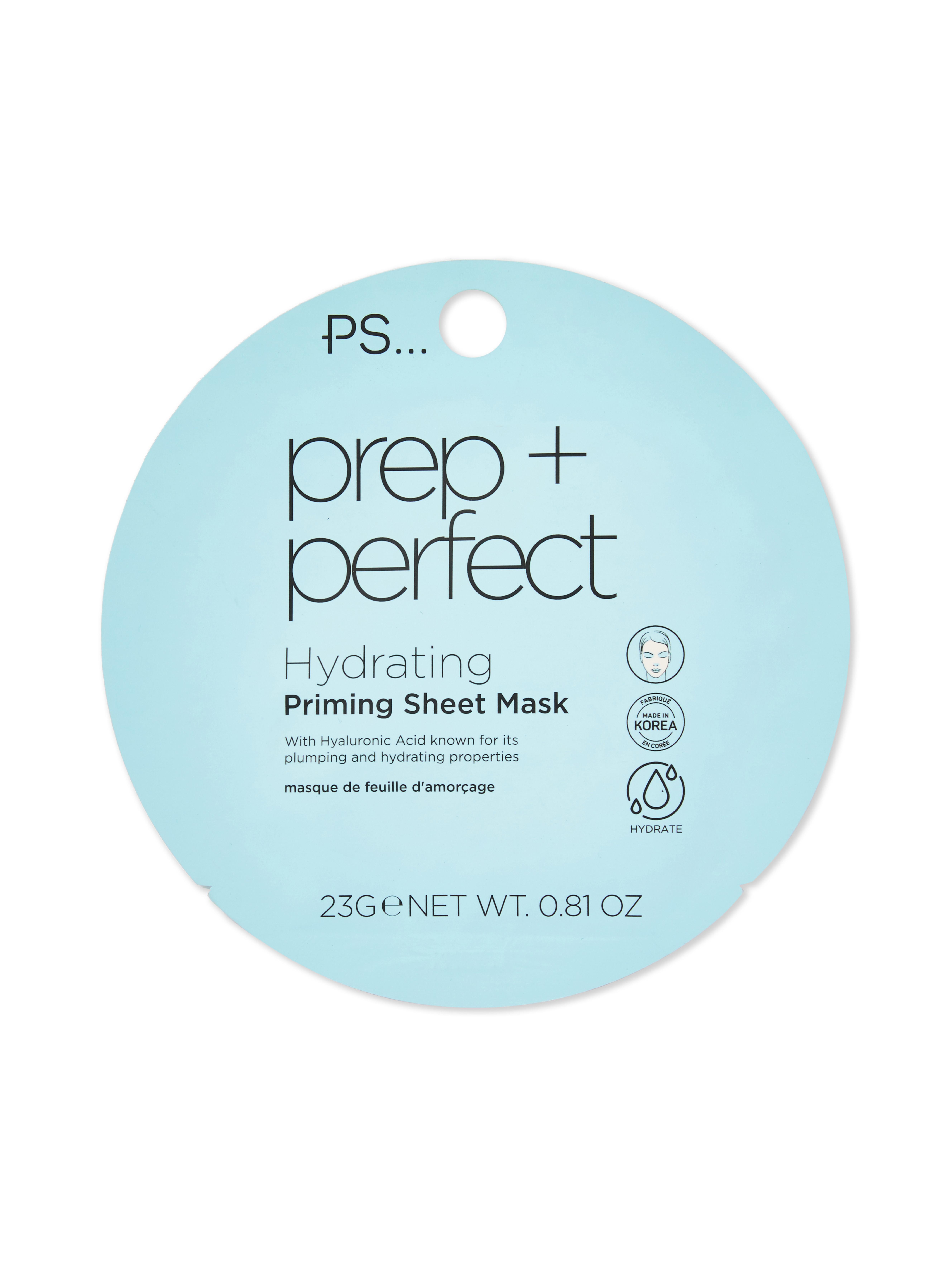 PS... Prep & Perfect Hydrating Sheet Mask Blue
