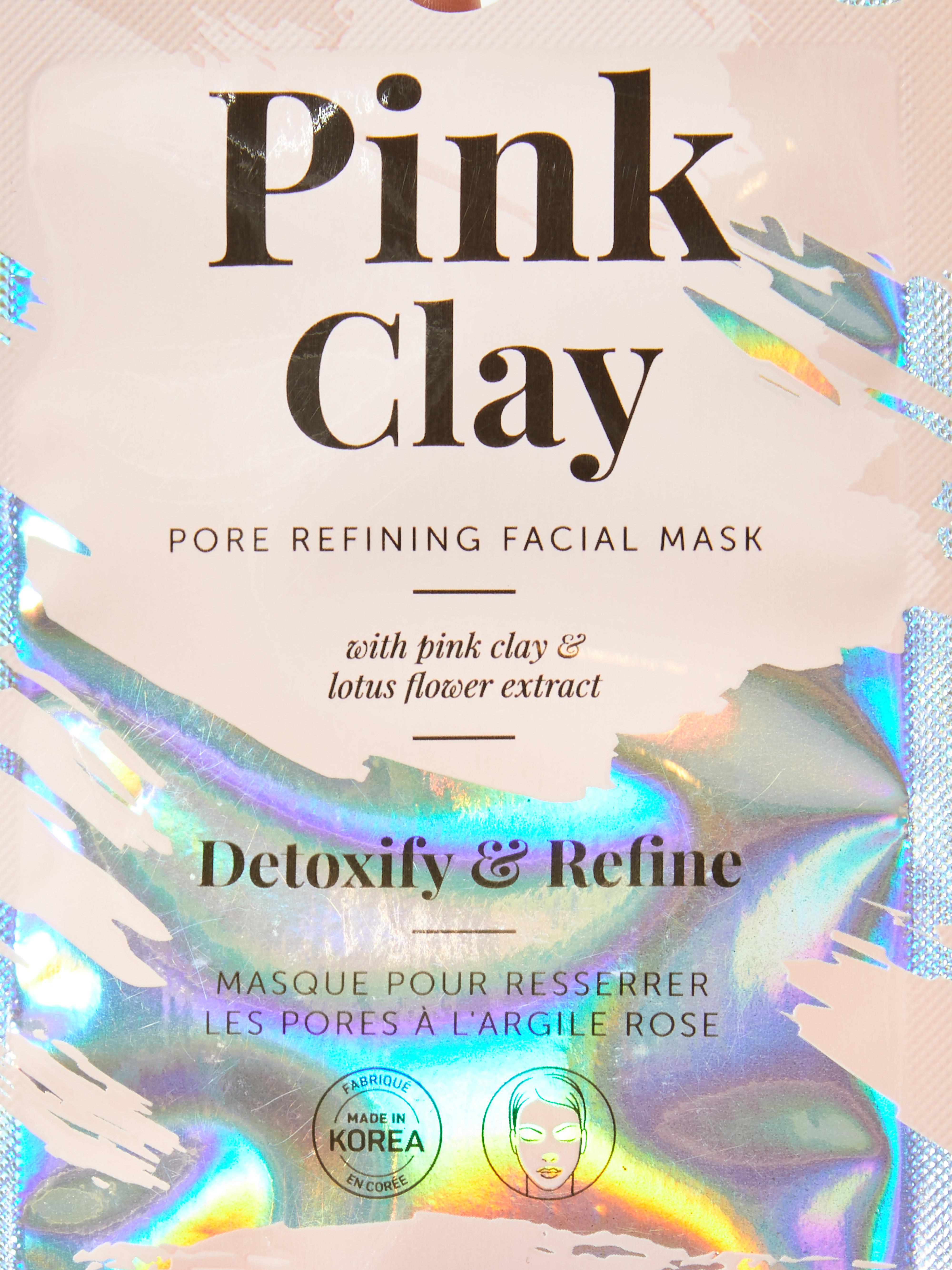 PS... Pink Clay Face Mask
