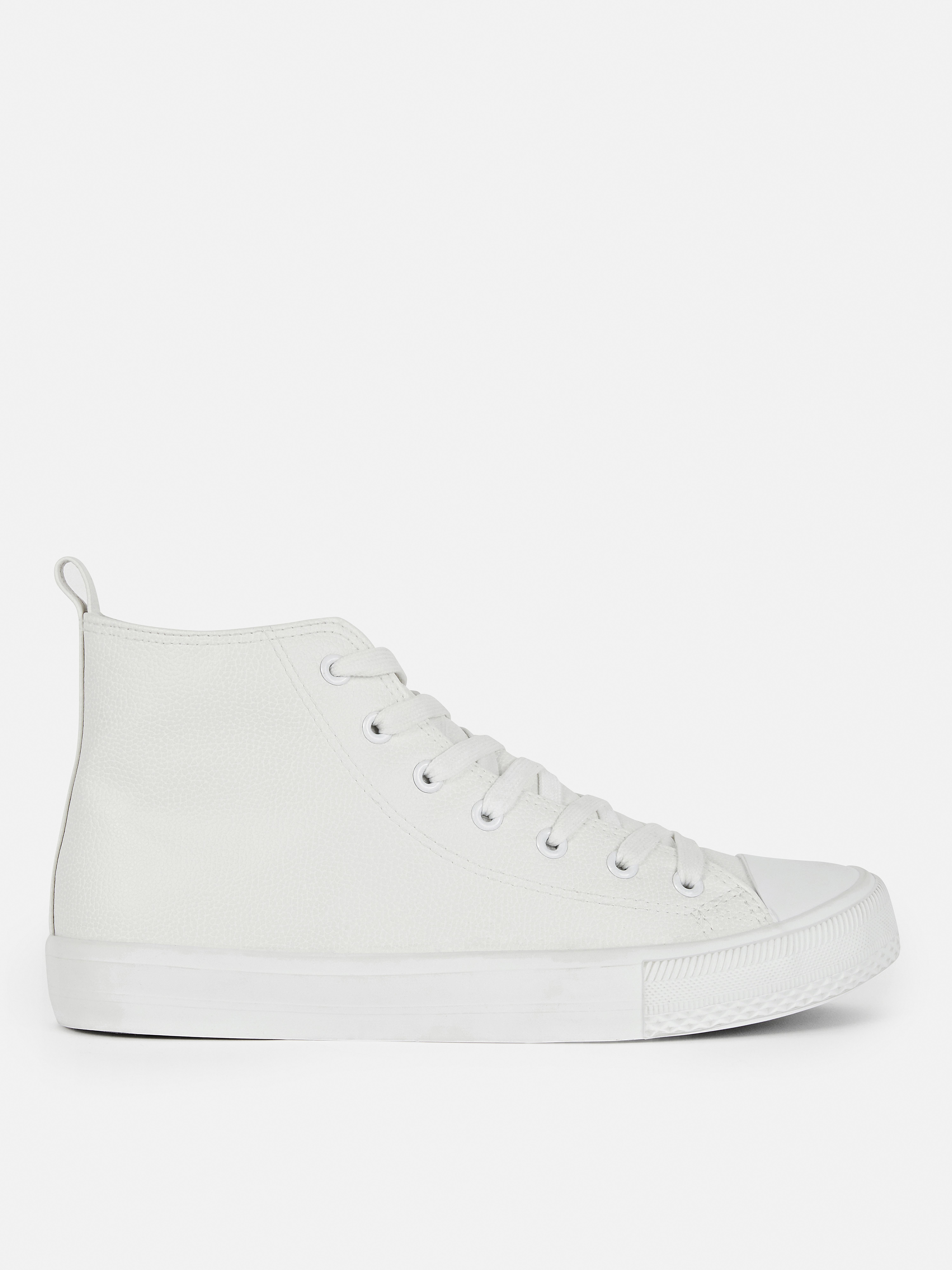 Faux Leather High-Top trainers