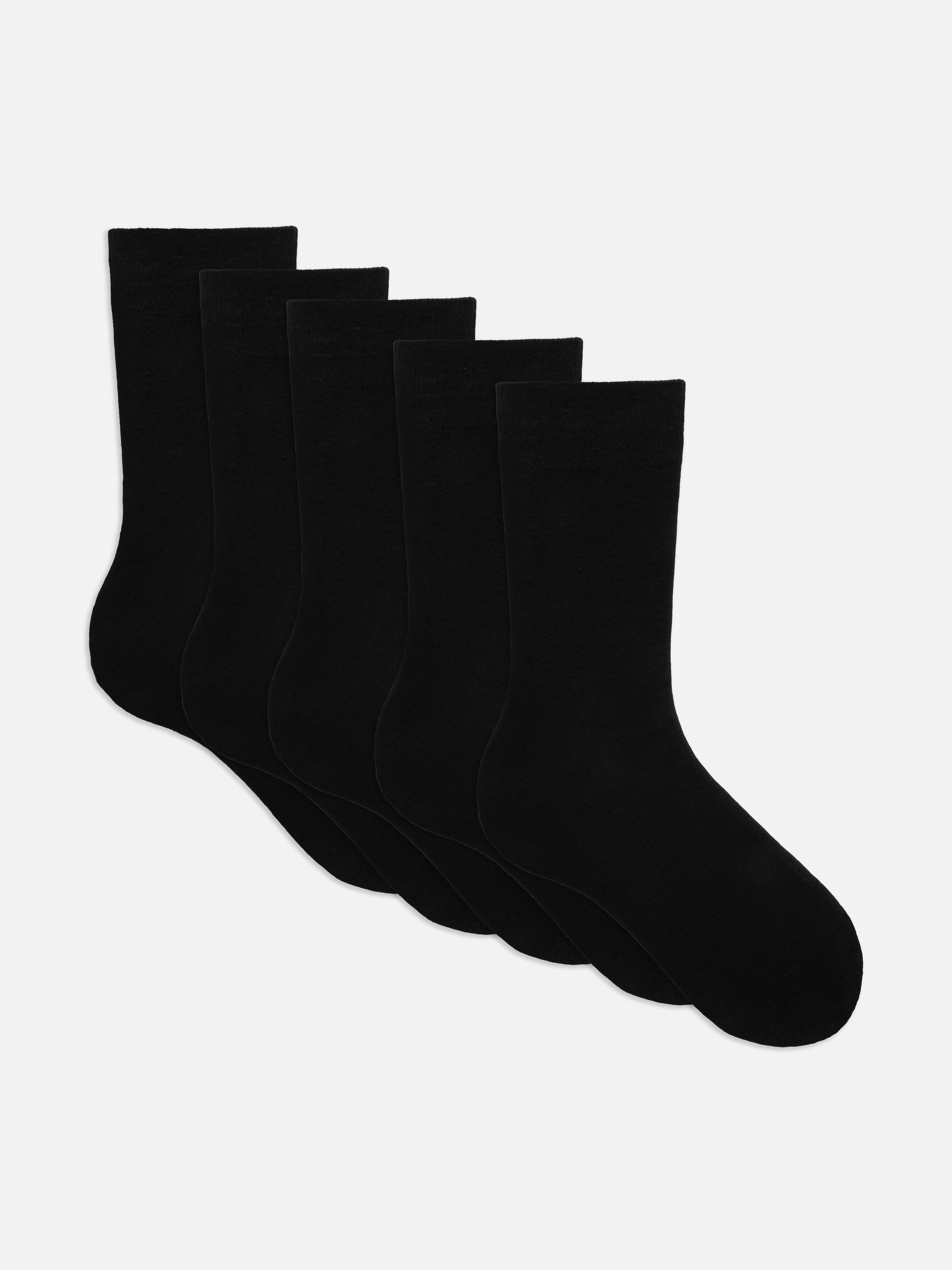5pk Value Socks Black
