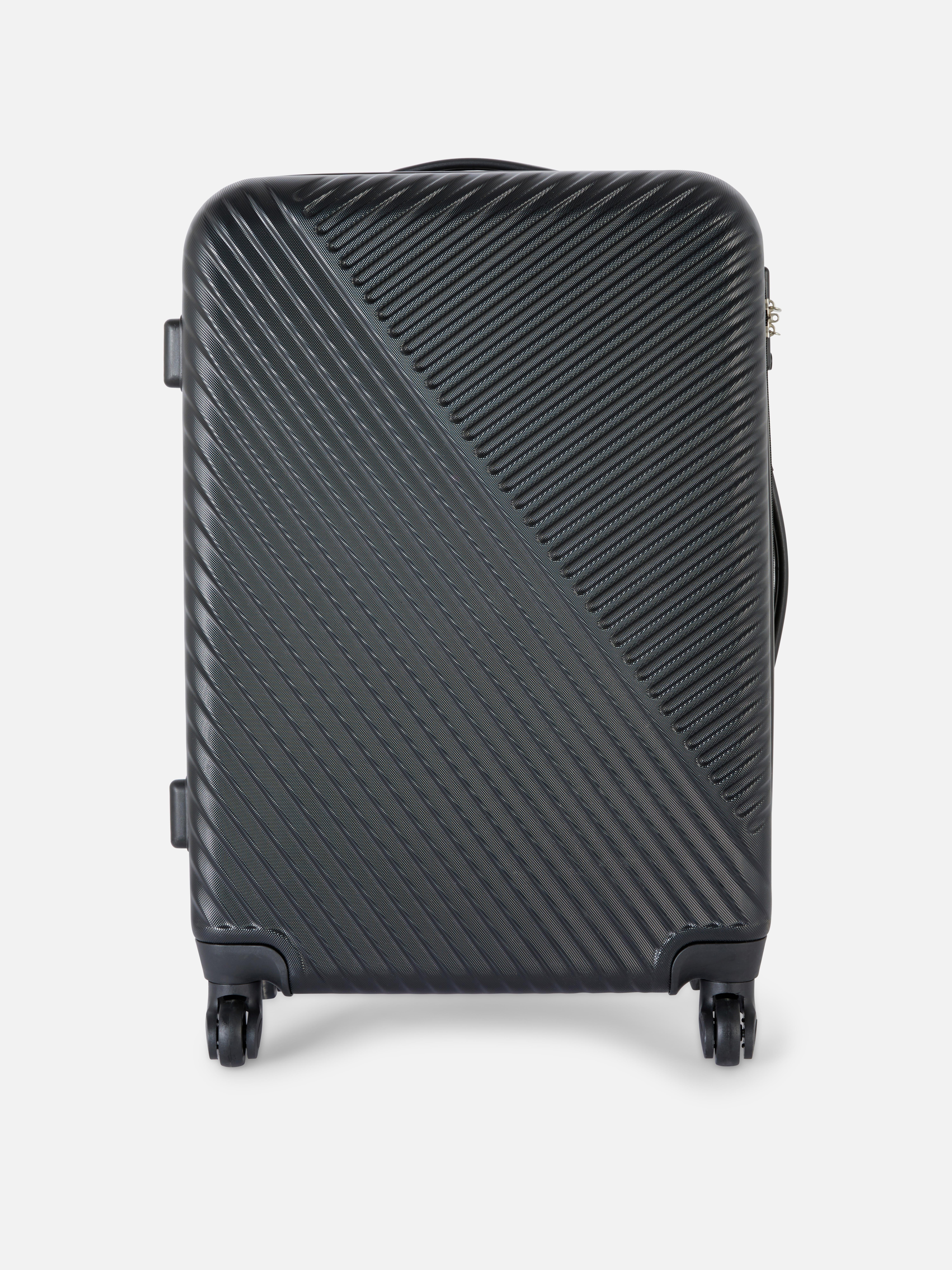 Hard Shell 4-Wheel Suitcase Black