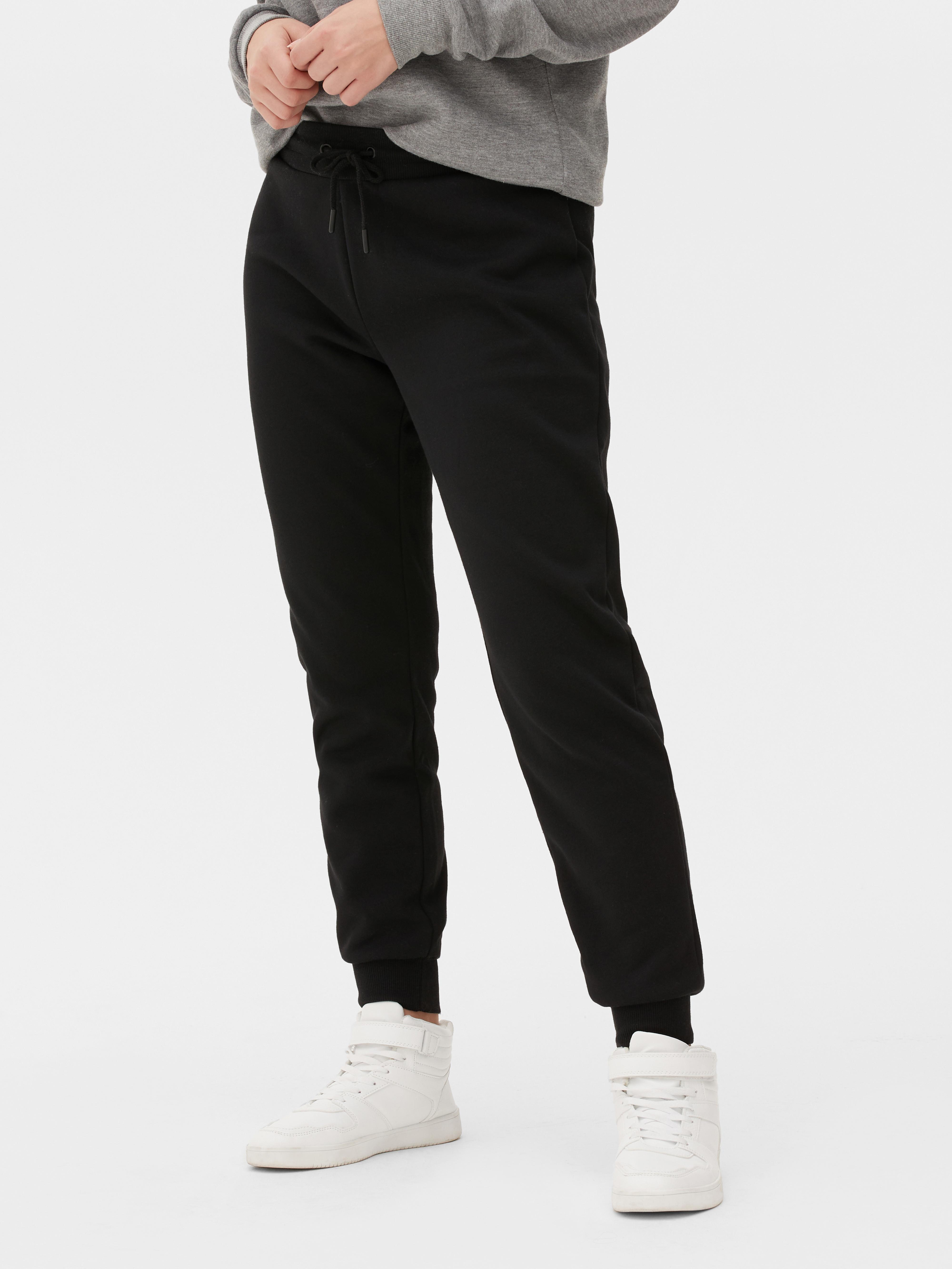 Black joggers tight fit new arrivals