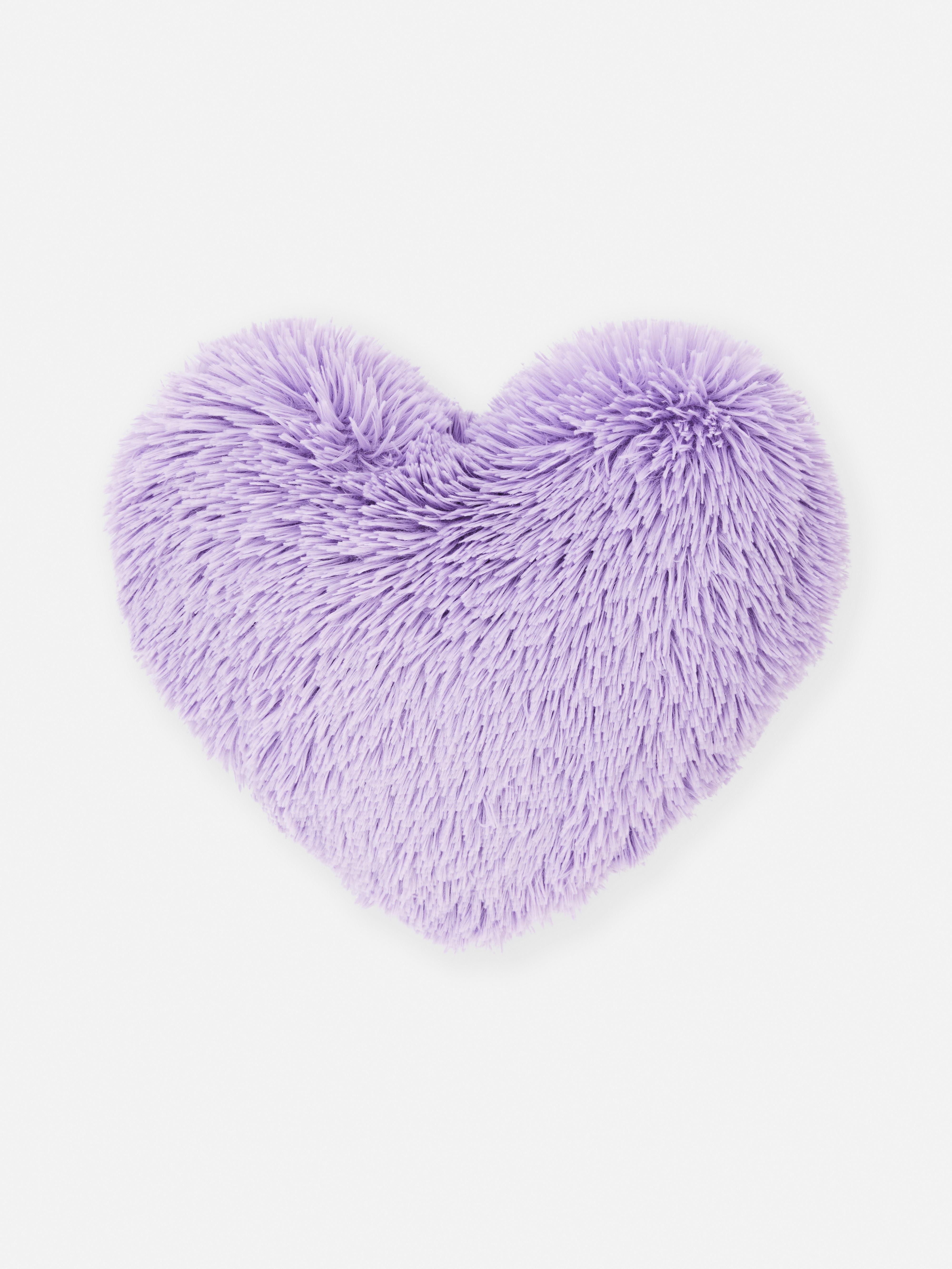 Fluffy Heart Shaped Cushion