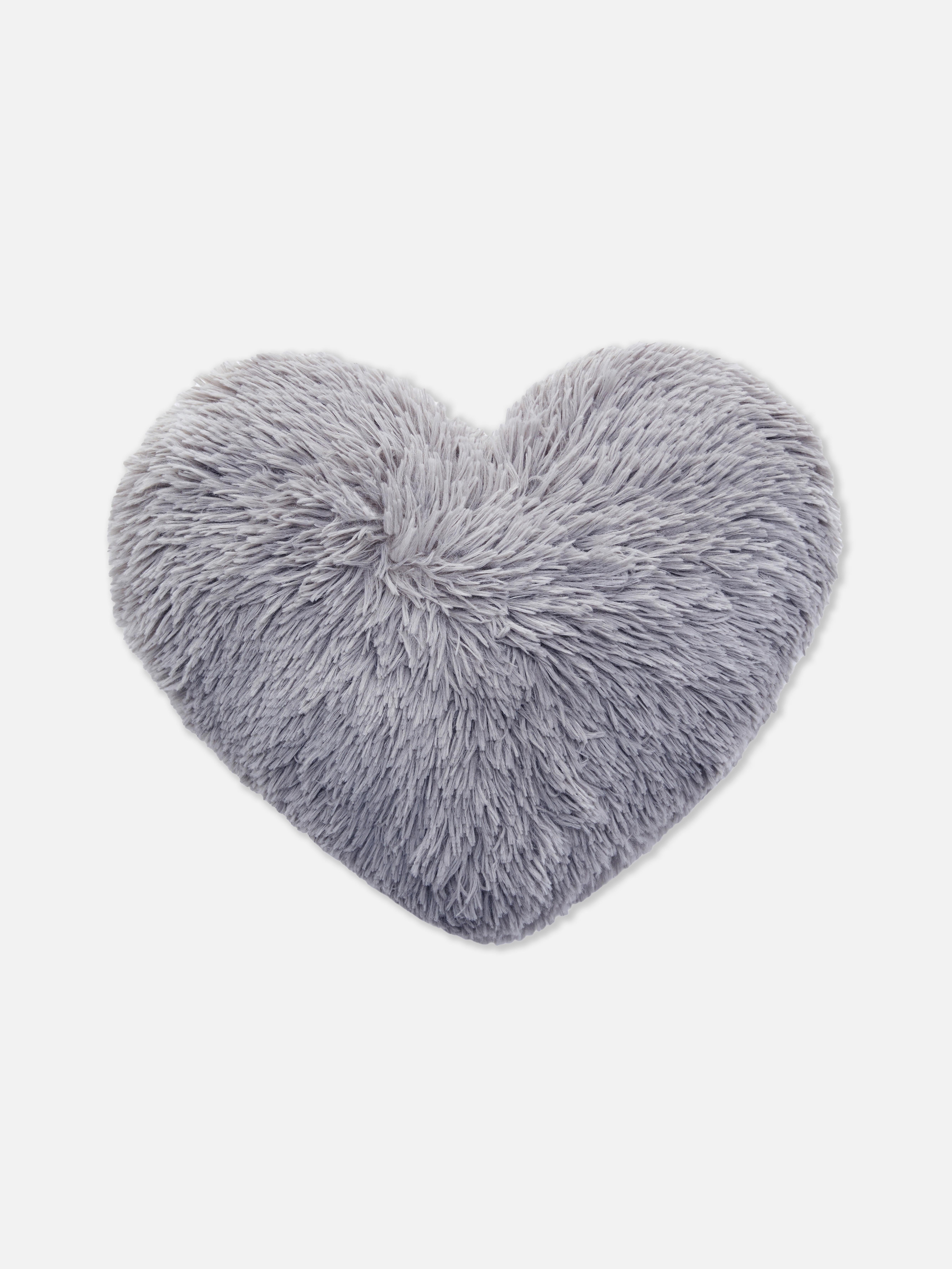 Fluffy Heart Shaped Cushion
