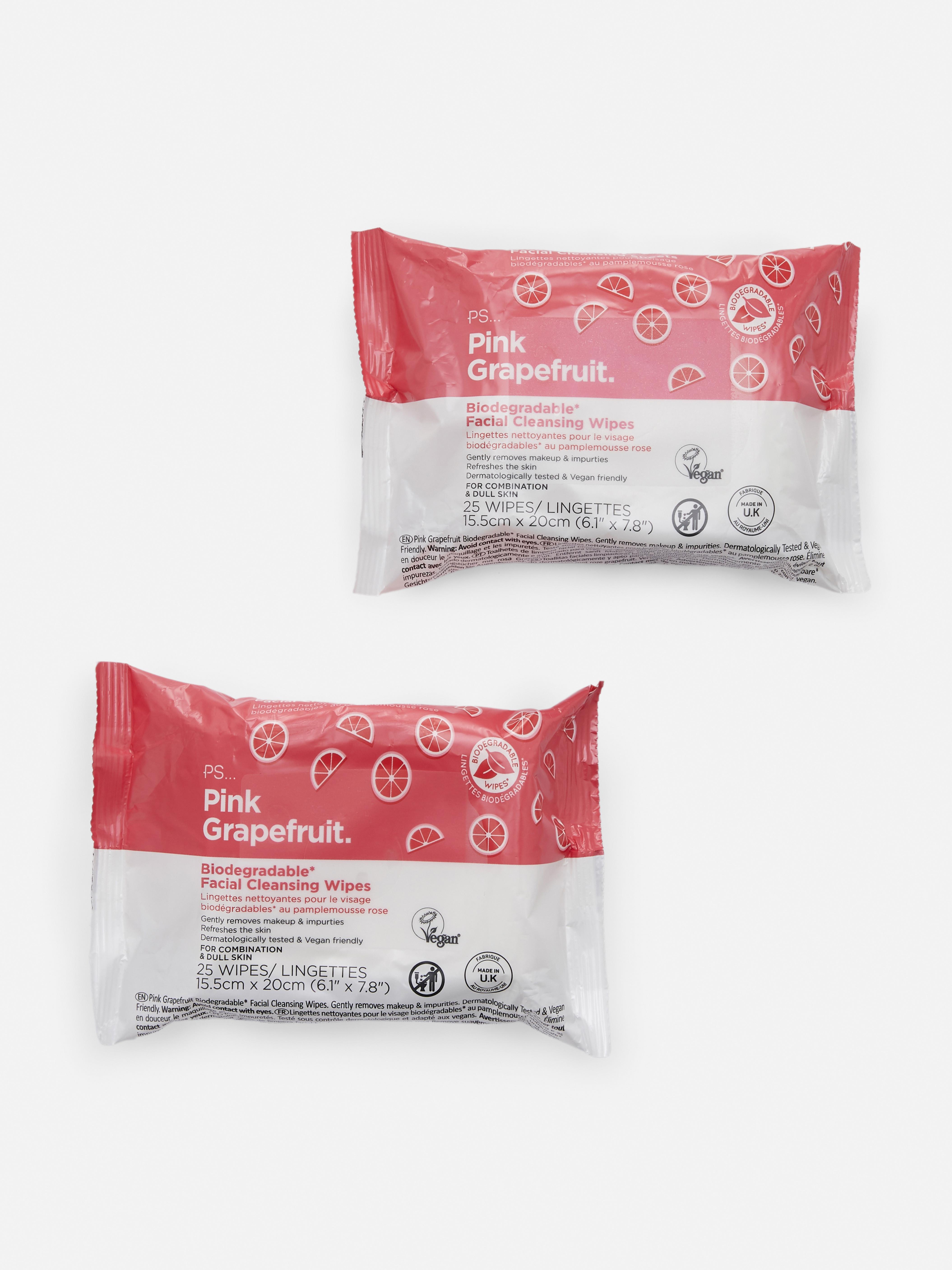 PS... Pink Grapefruit Face Wipes Primark
