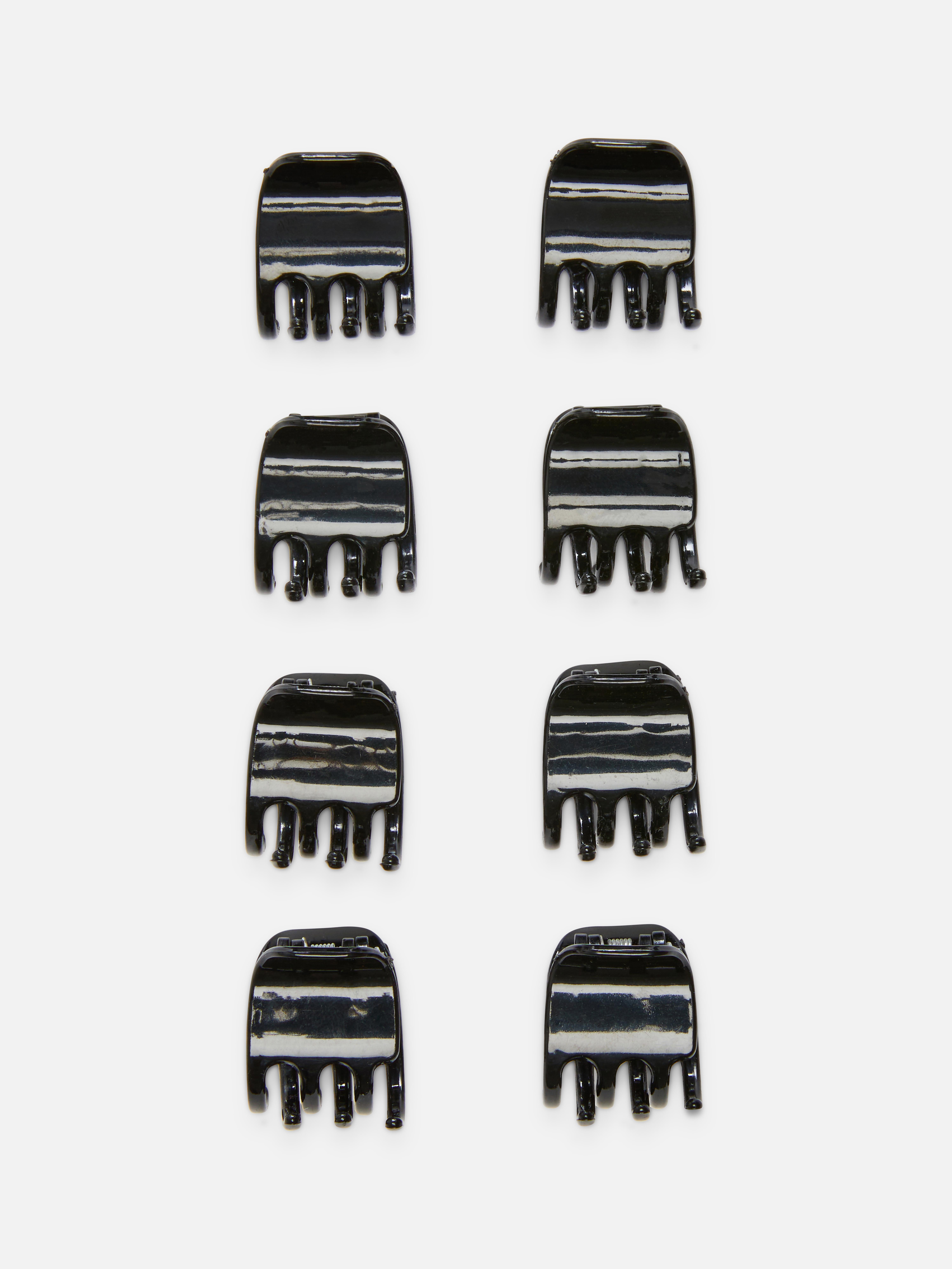 8pk Mini Bulldog Hair Clips Primark