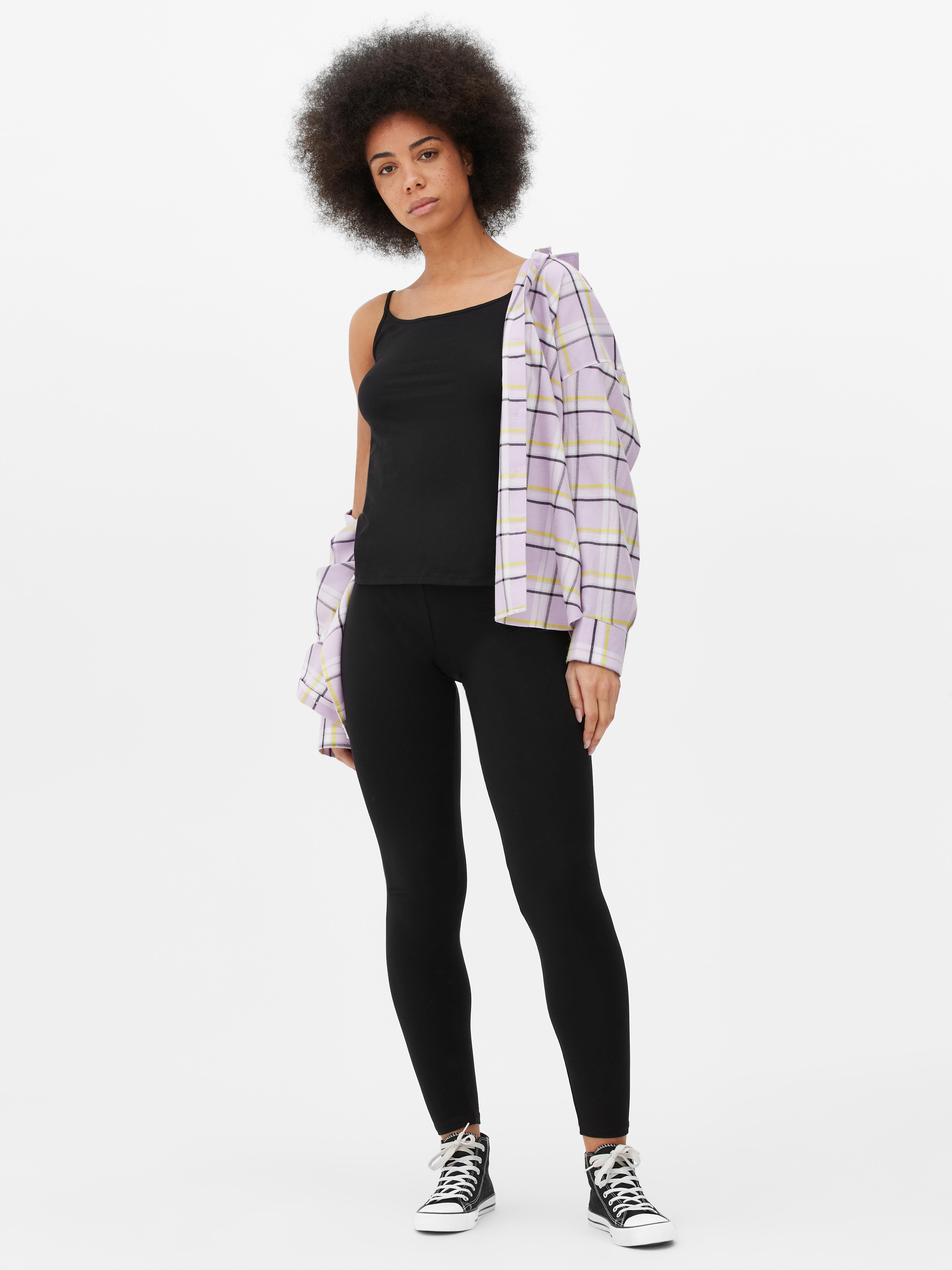 Checked on sale leggings primark