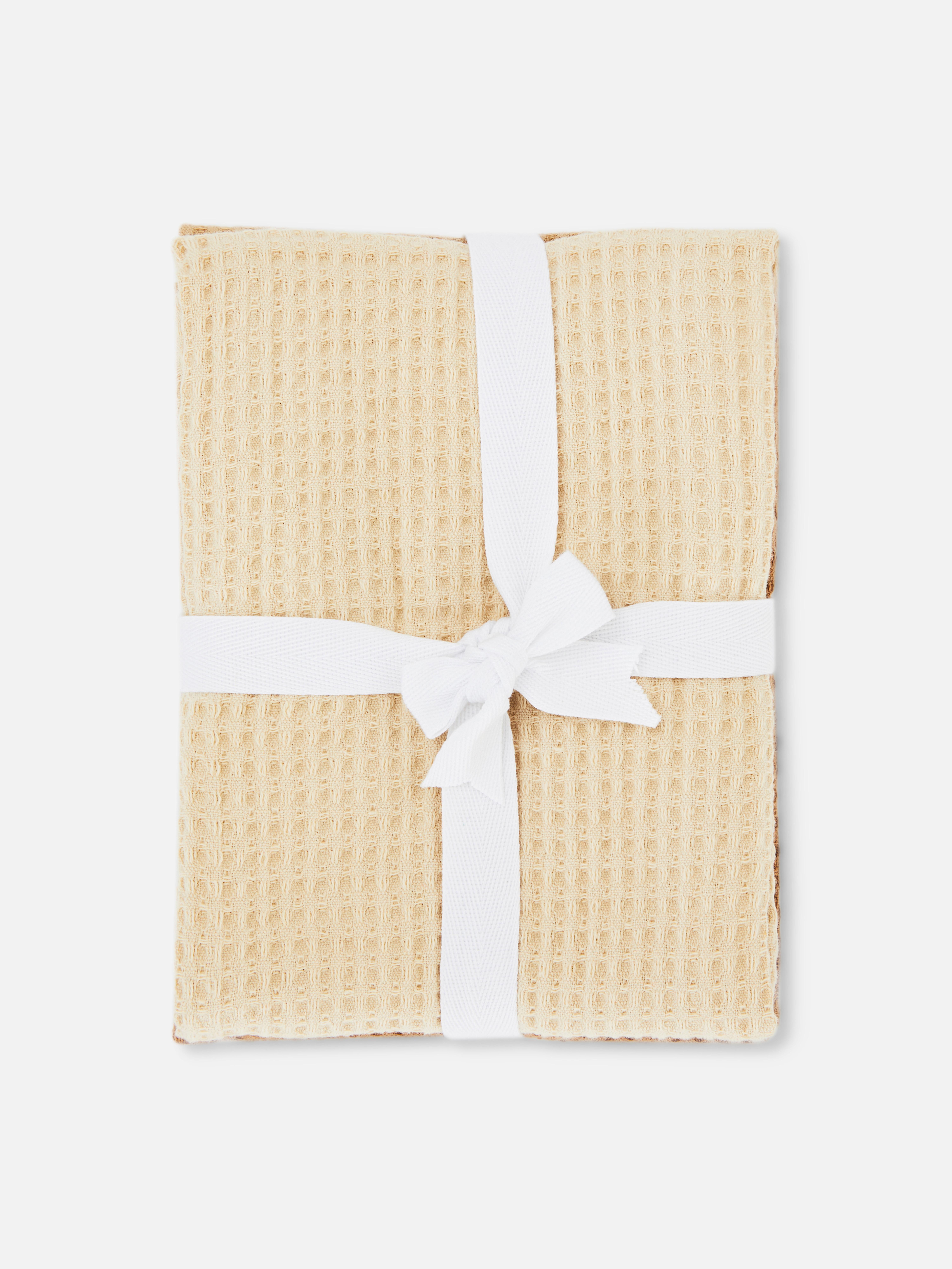 Waffle Texture Tea Towel Set
