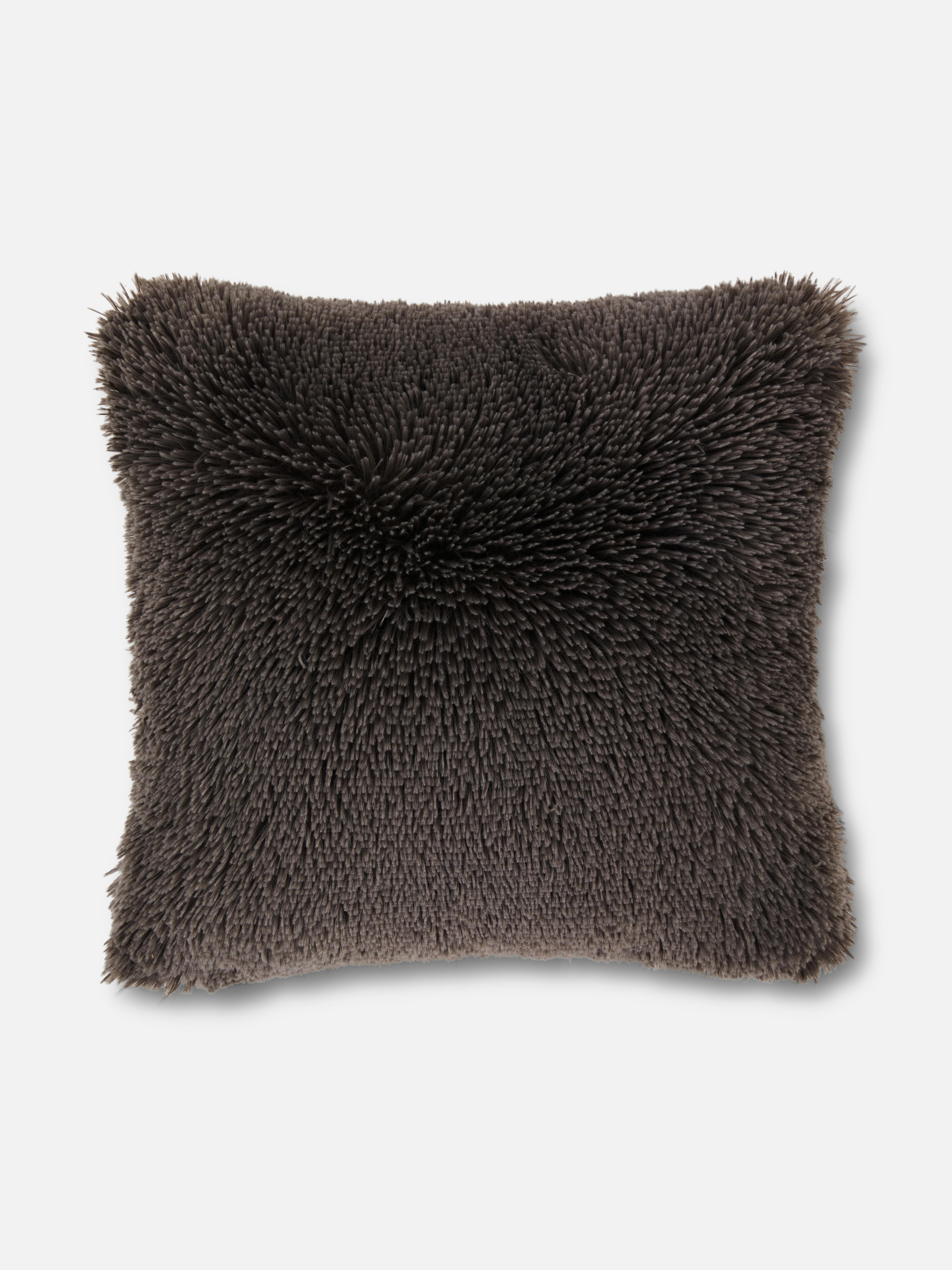 Faux Fur Square Cushion