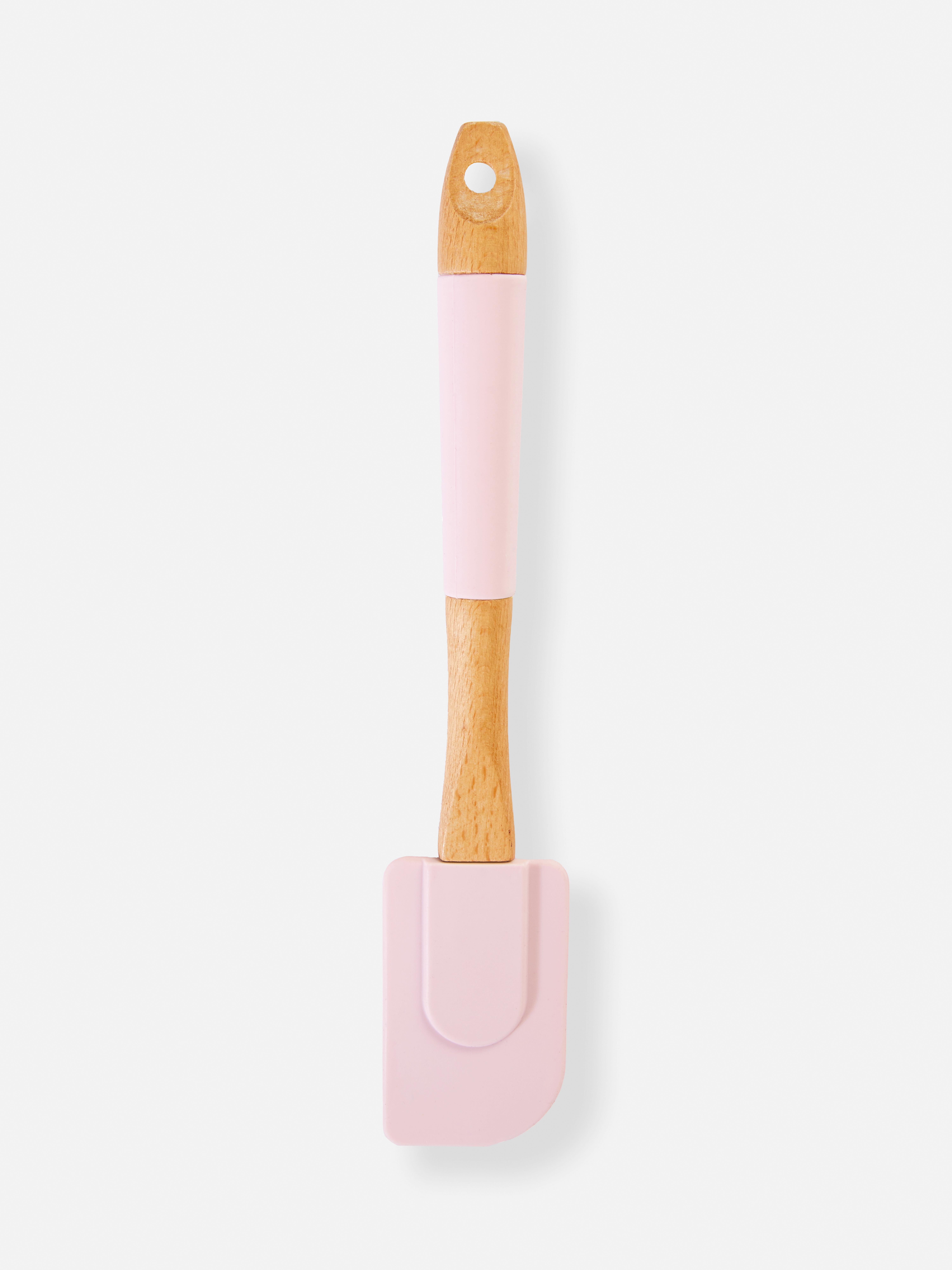 Silicone and Wood Spatula Utensil
