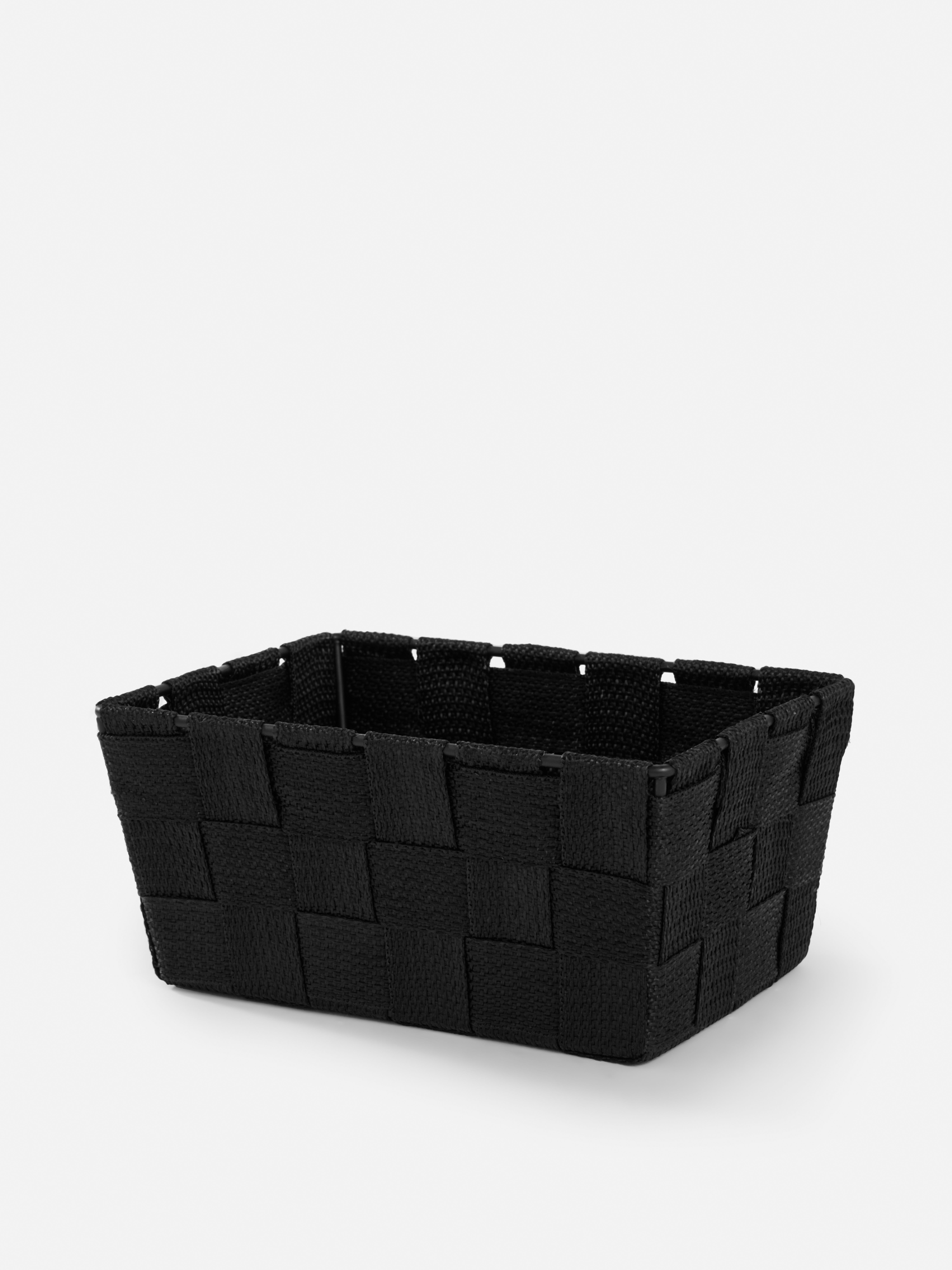 Small Woven Basket Black